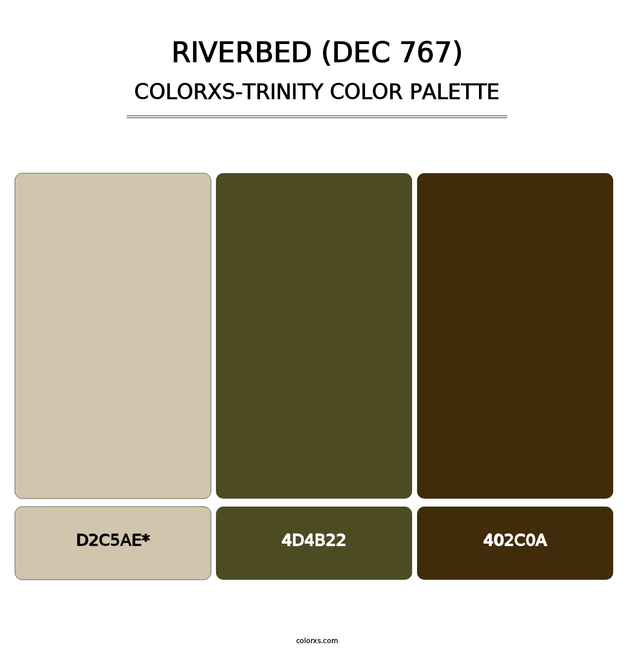 Riverbed (DEC 767) - Colorxs Trinity Palette