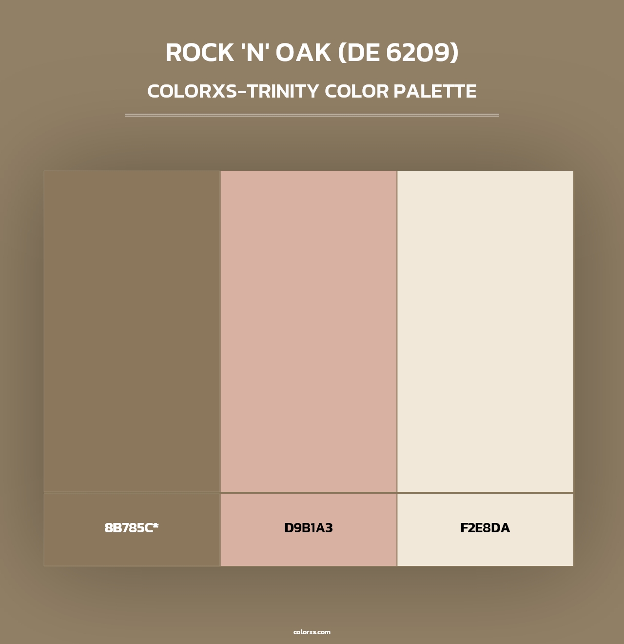 Rock 'n' Oak (DE 6209) - Colorxs Trinity Palette