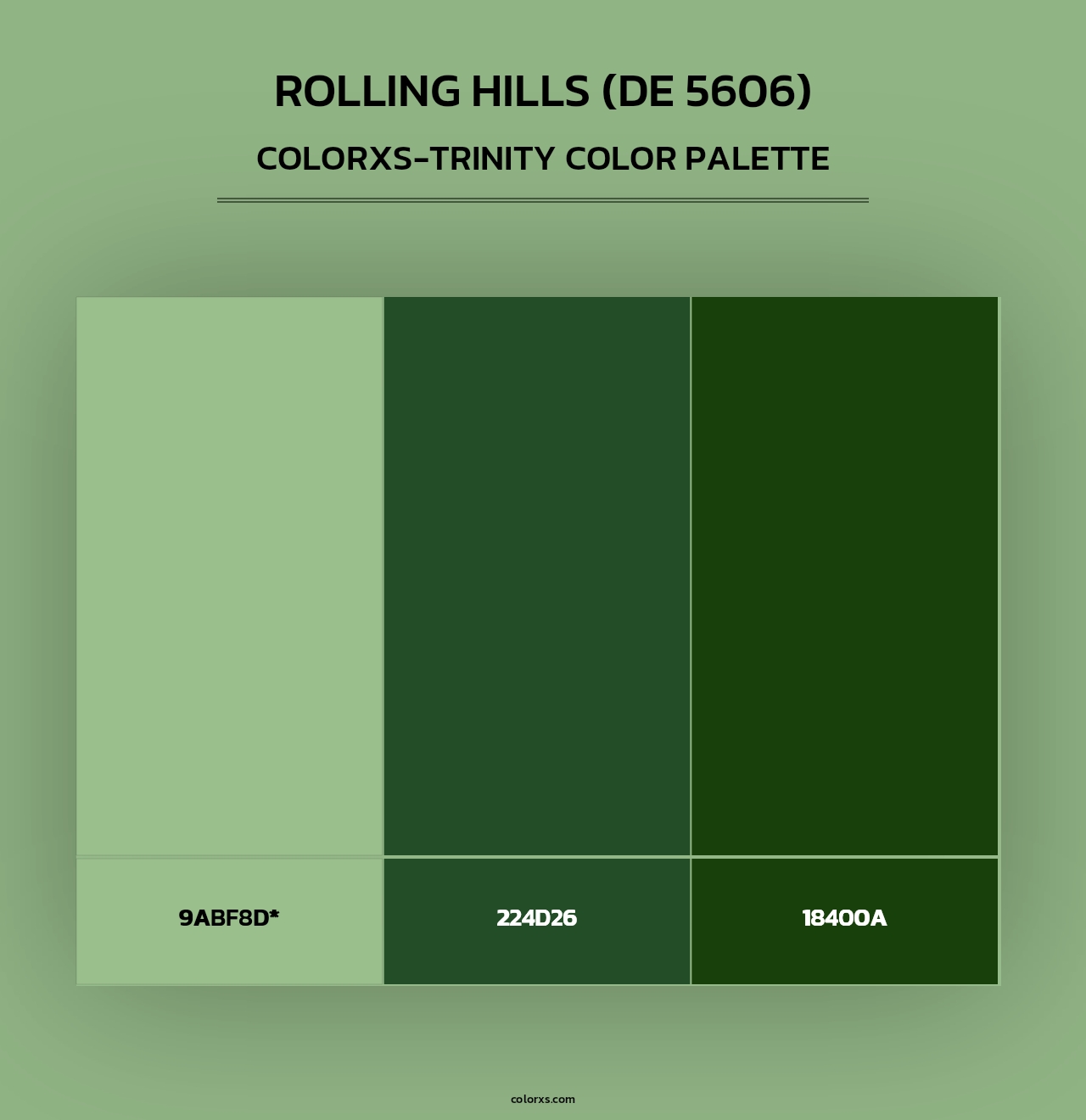 Rolling Hills (DE 5606) - Colorxs Trinity Palette