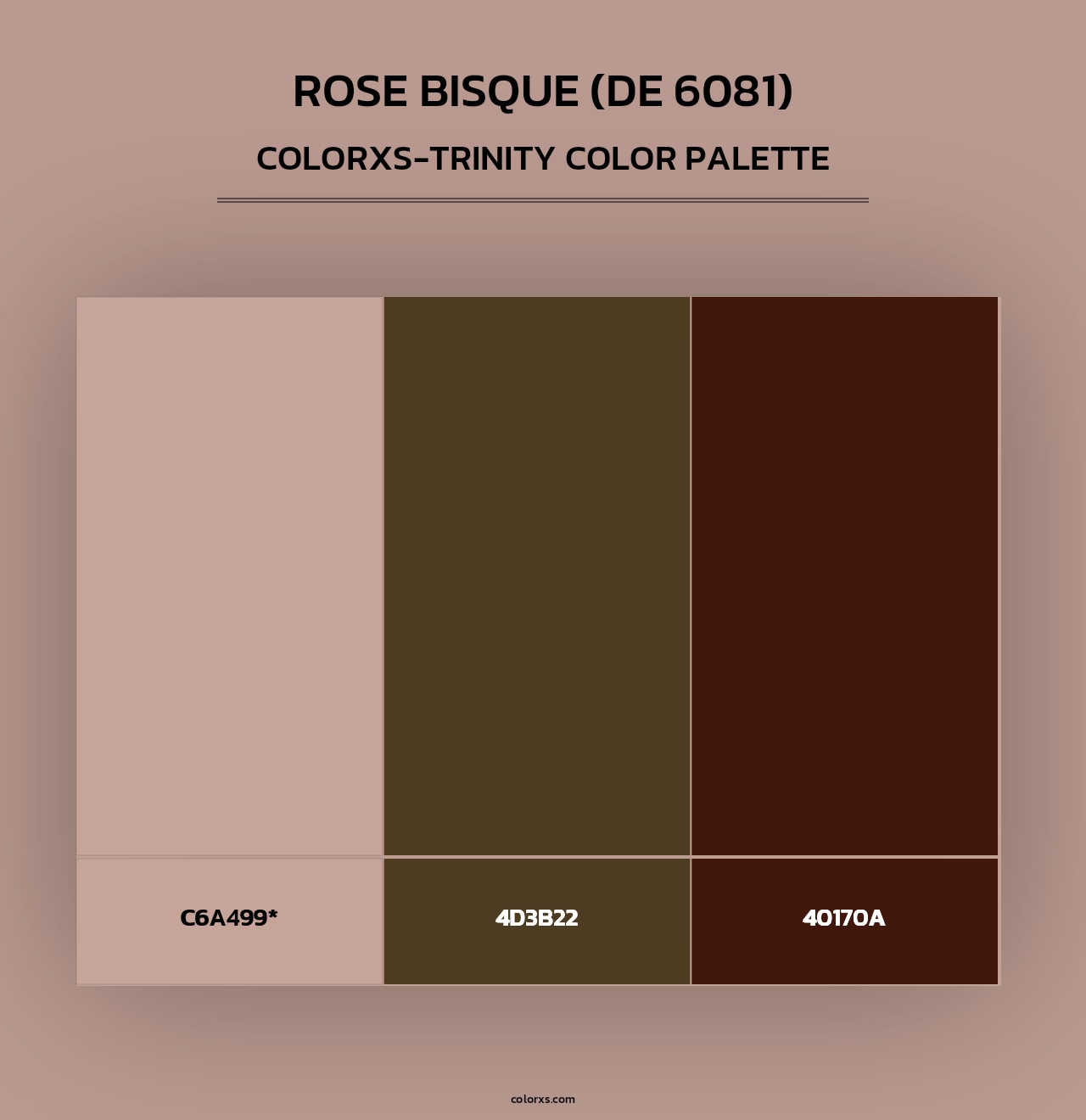 Rose Bisque (DE 6081) - Colorxs Trinity Palette