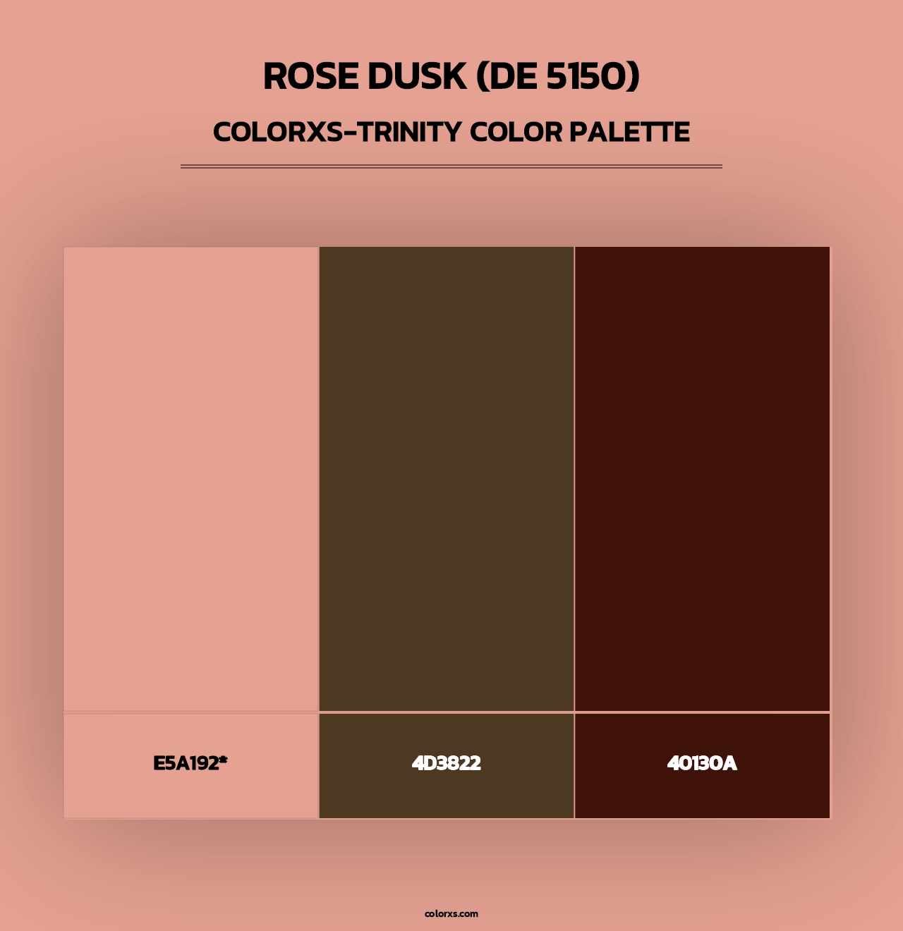 Rose Dusk (DE 5150) - Colorxs Trinity Palette