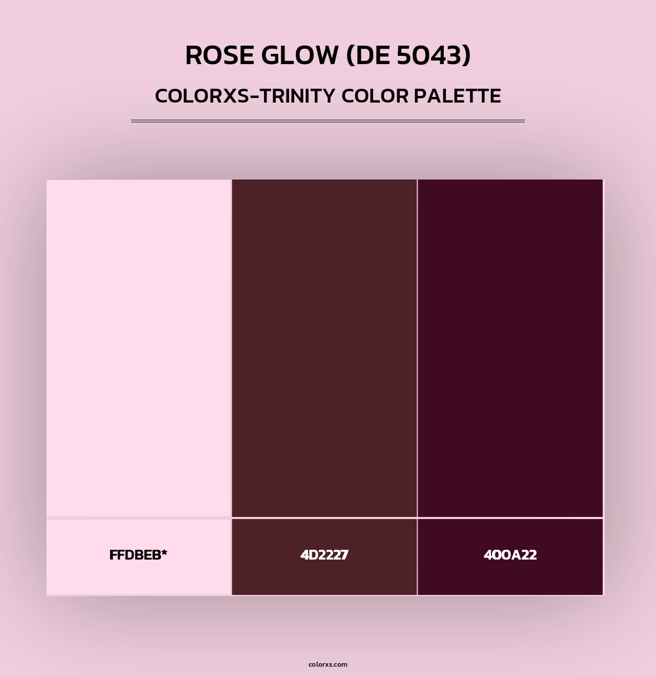 Rose Glow (DE 5043) - Colorxs Trinity Palette
