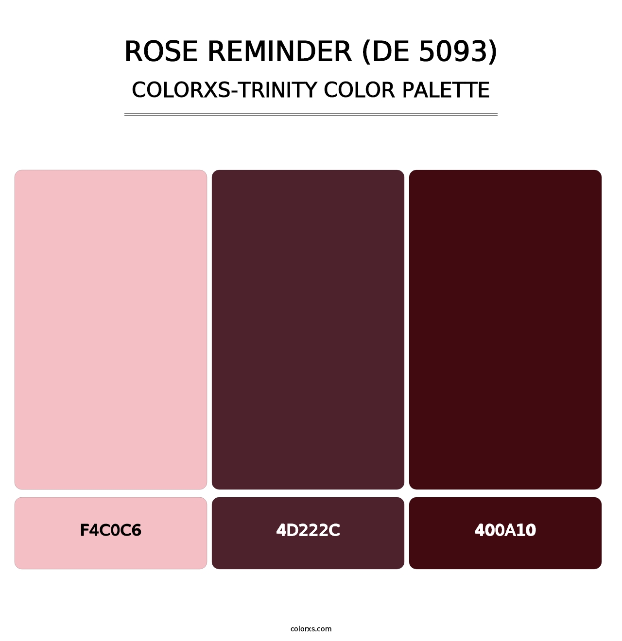 Rose Reminder (DE 5093) - Colorxs Trinity Palette