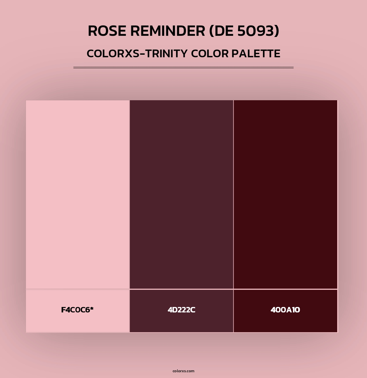 Rose Reminder (DE 5093) - Colorxs Trinity Palette