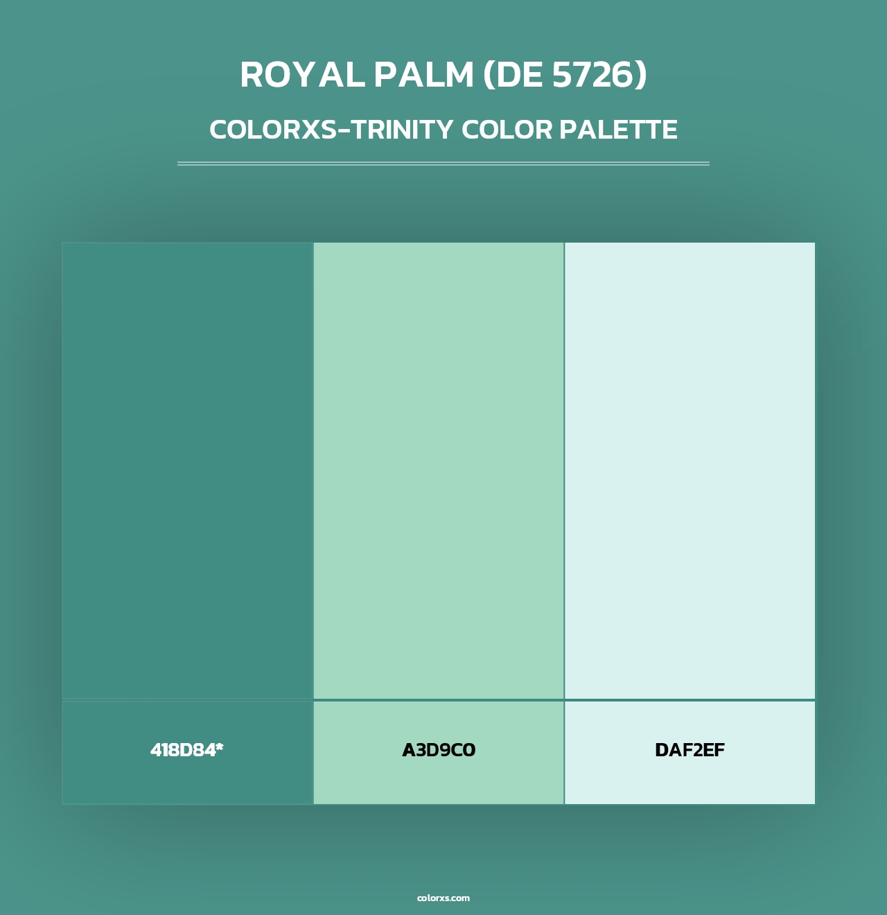 Royal Palm (DE 5726) - Colorxs Trinity Palette