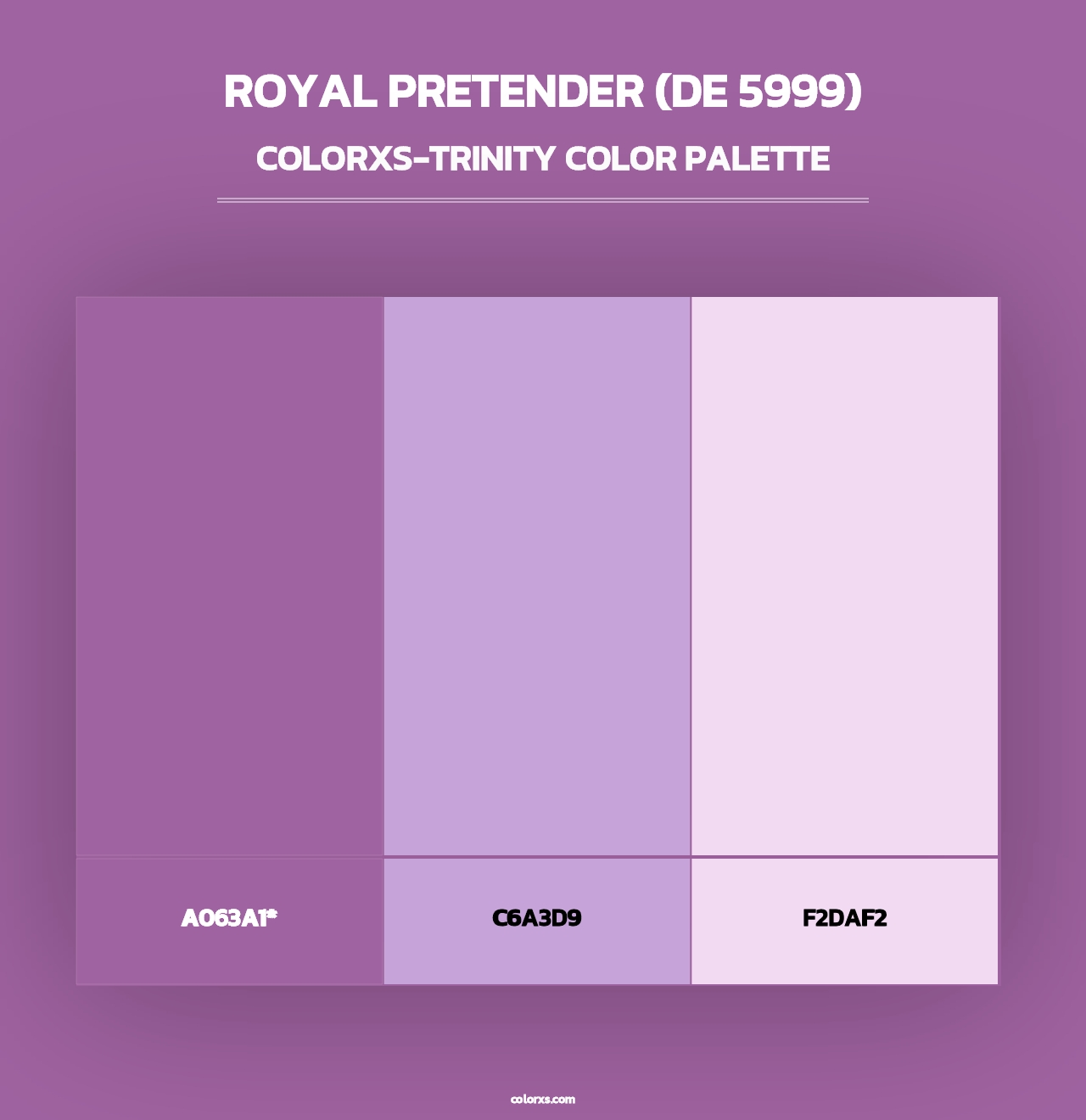 Royal Pretender (DE 5999) - Colorxs Trinity Palette