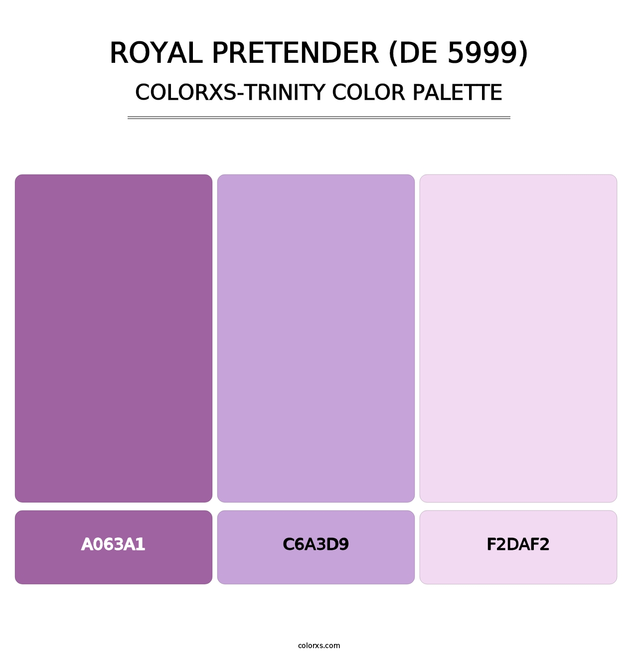 Royal Pretender (DE 5999) - Colorxs Trinity Palette