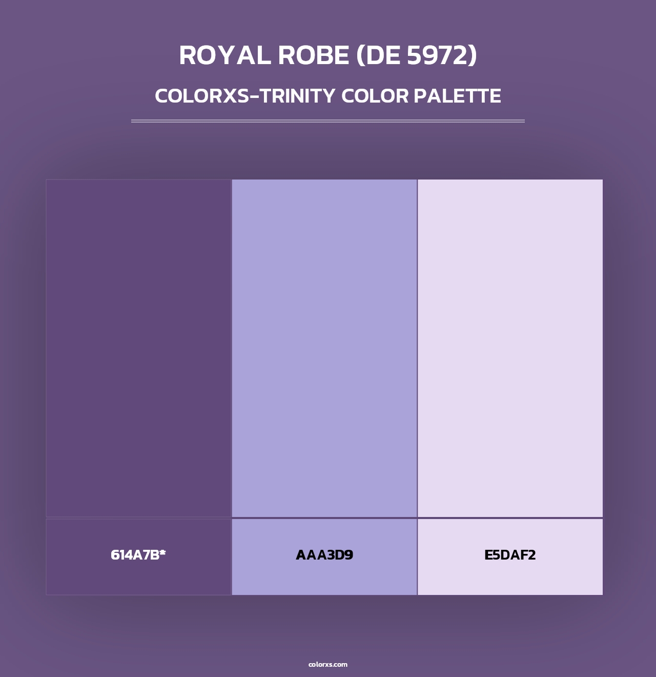 Royal Robe (DE 5972) - Colorxs Trinity Palette