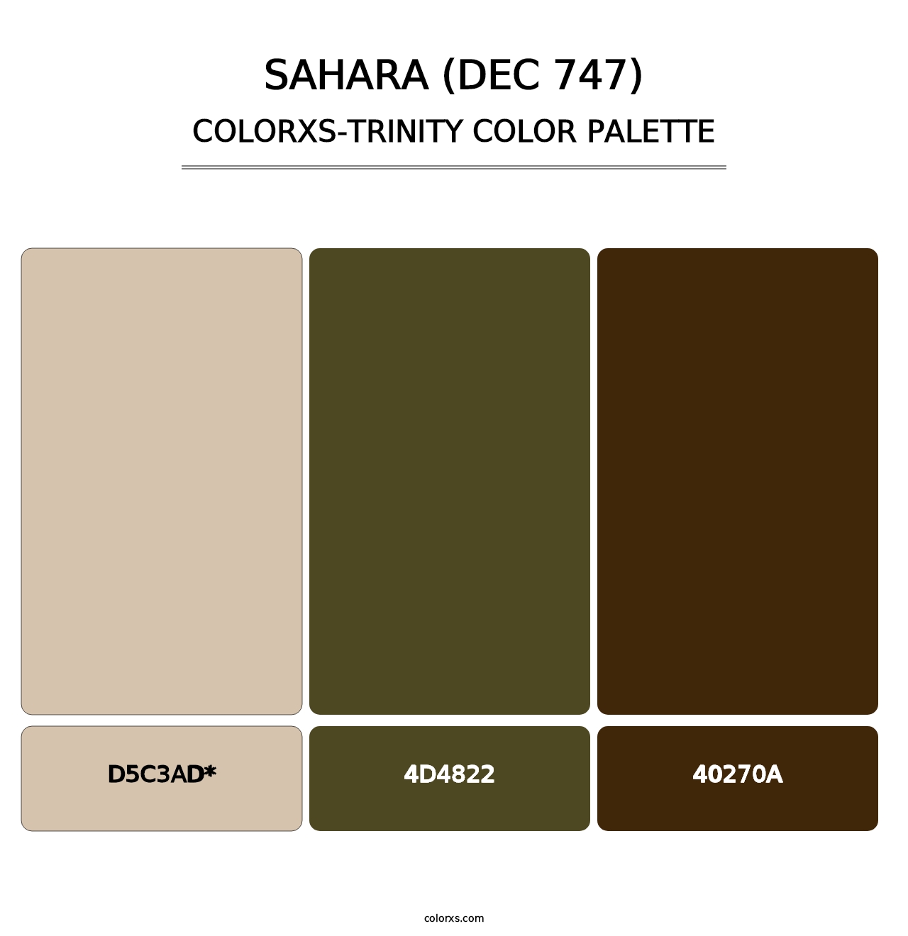 Sahara (DEC 747) - Colorxs Trinity Palette