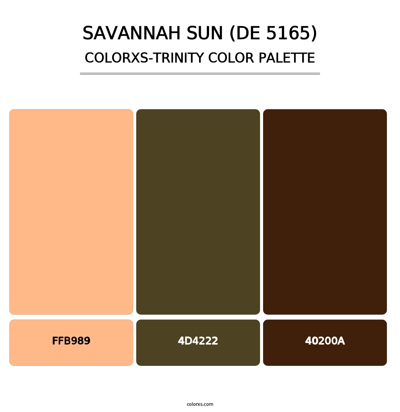Savannah Sun (DE 5165) - Colorxs Trinity Palette