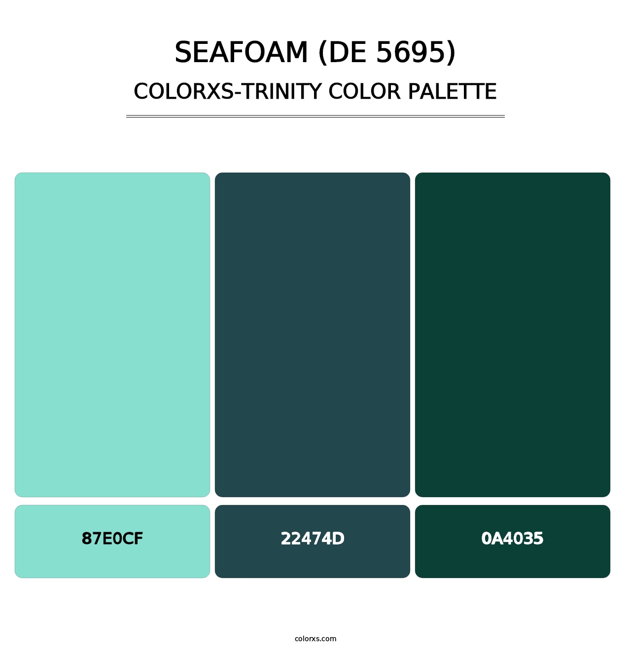 Seafoam (DE 5695) - Colorxs Trinity Palette