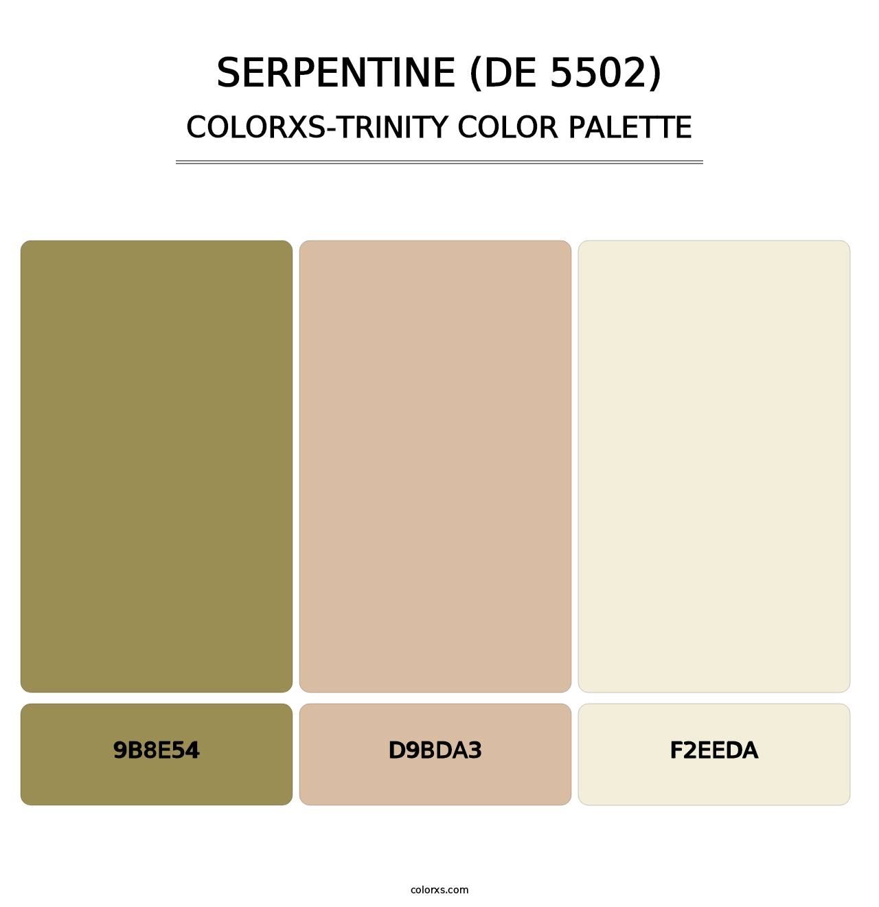 Serpentine (DE 5502) - Colorxs Trinity Palette