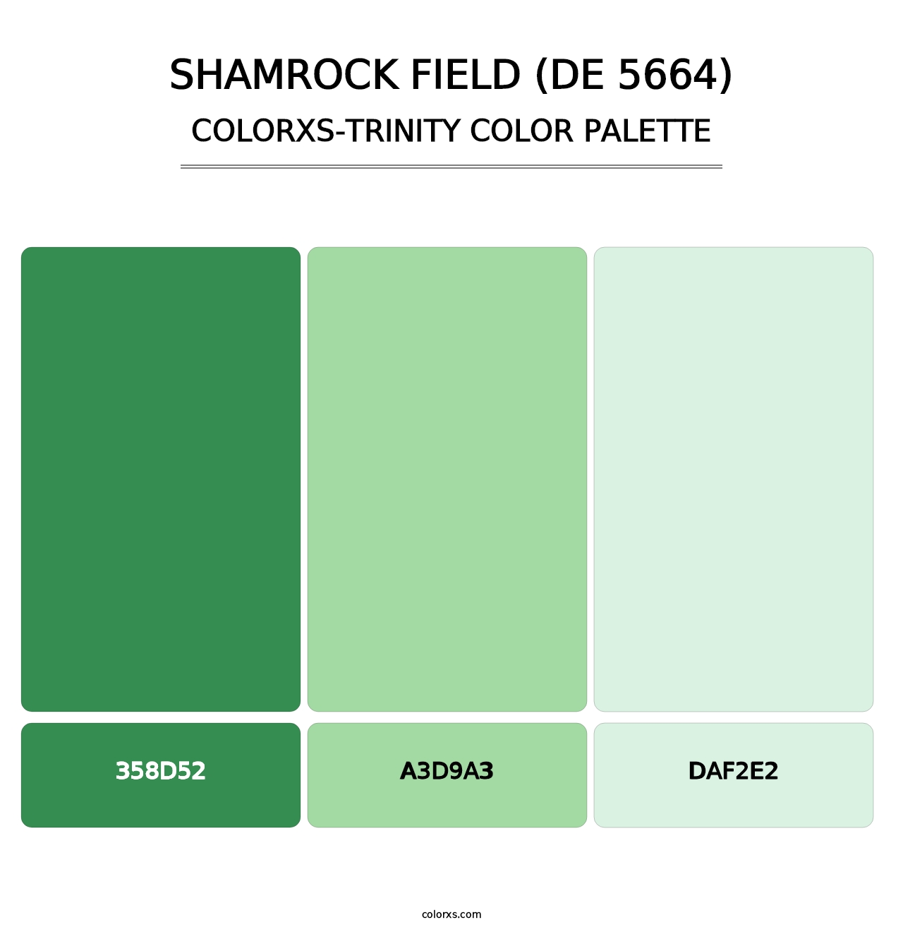 Shamrock Field (DE 5664) - Colorxs Trinity Palette