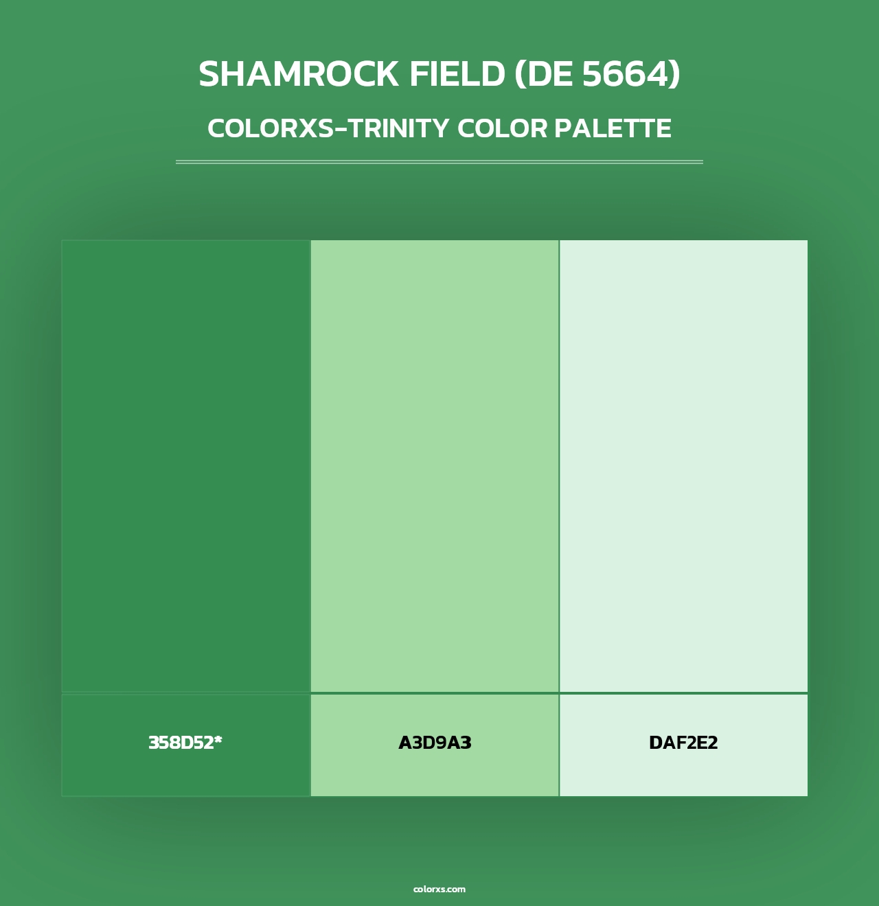 Shamrock Field (DE 5664) - Colorxs Trinity Palette