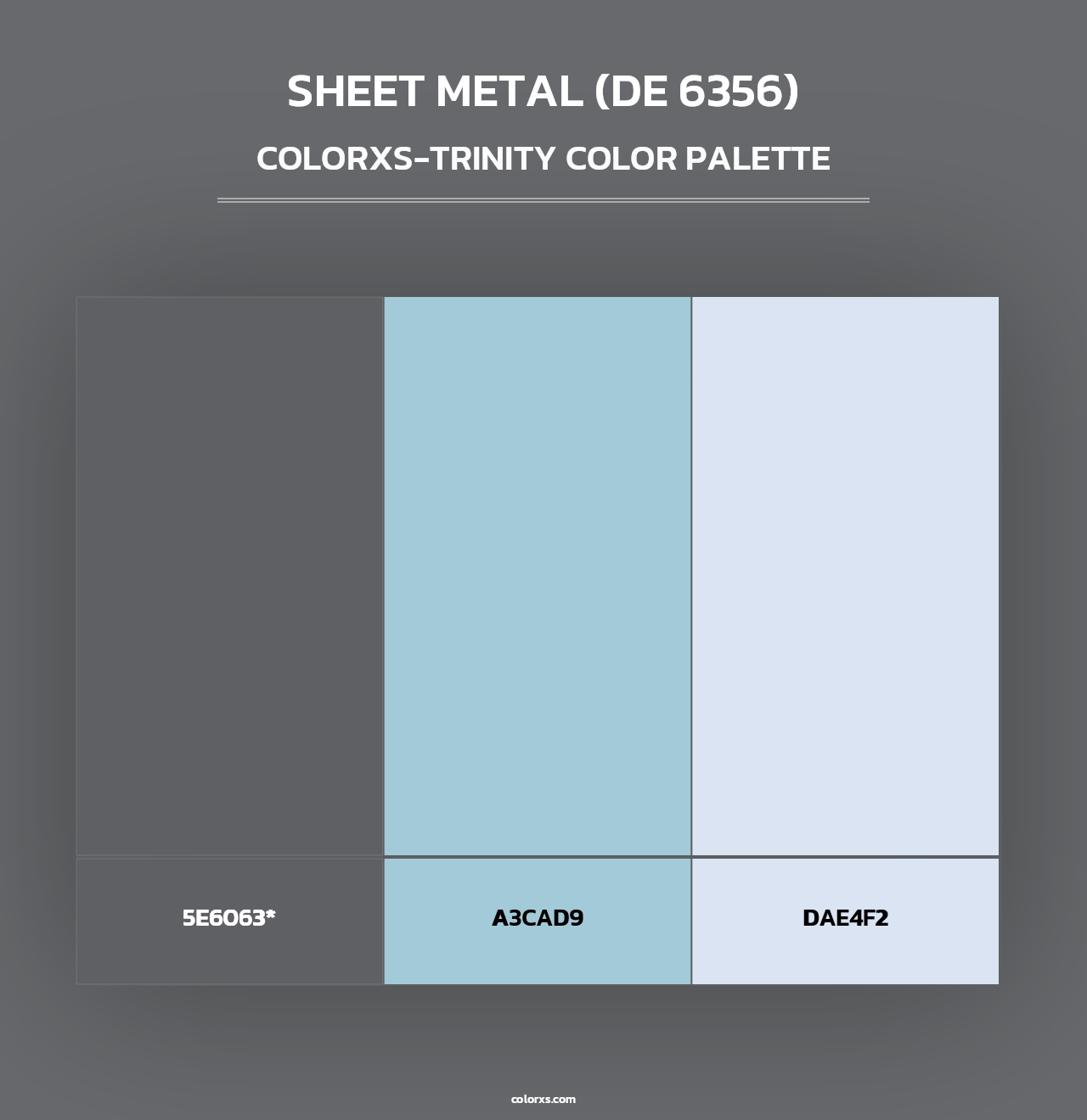 Sheet Metal (DE 6356) - Colorxs Trinity Palette