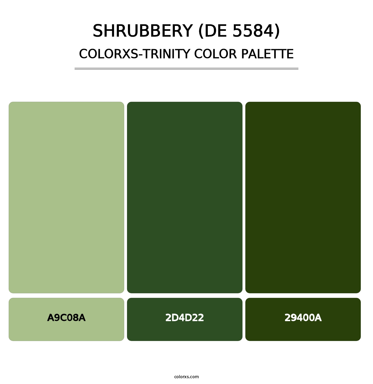 Shrubbery (DE 5584) - Colorxs Trinity Palette