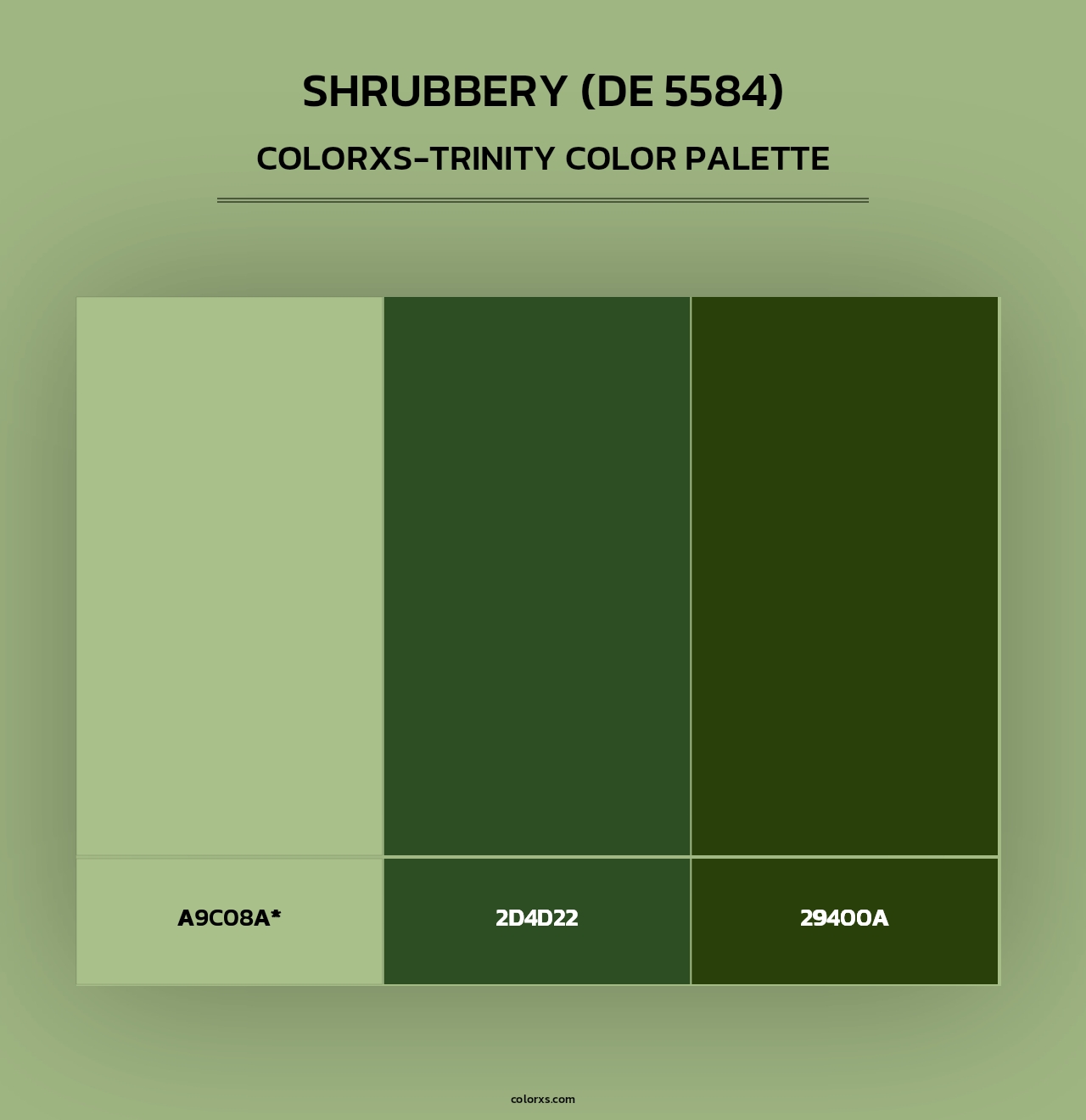 Shrubbery (DE 5584) - Colorxs Trinity Palette