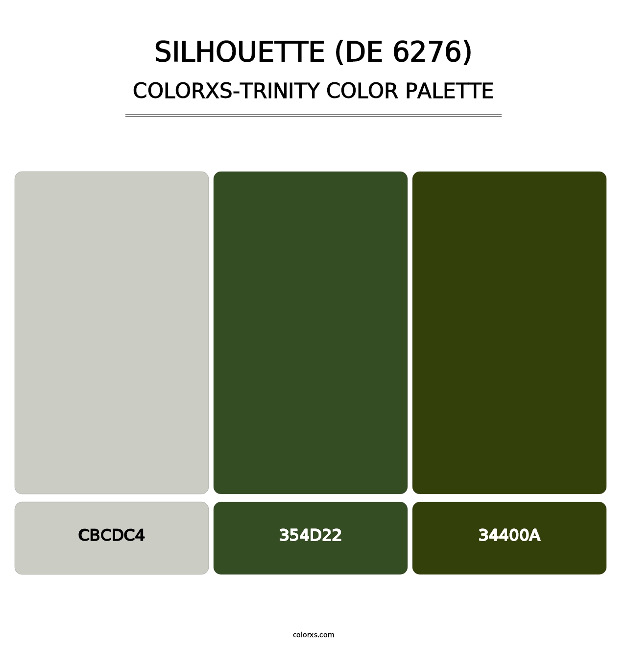 Silhouette (DE 6276) - Colorxs Trinity Palette