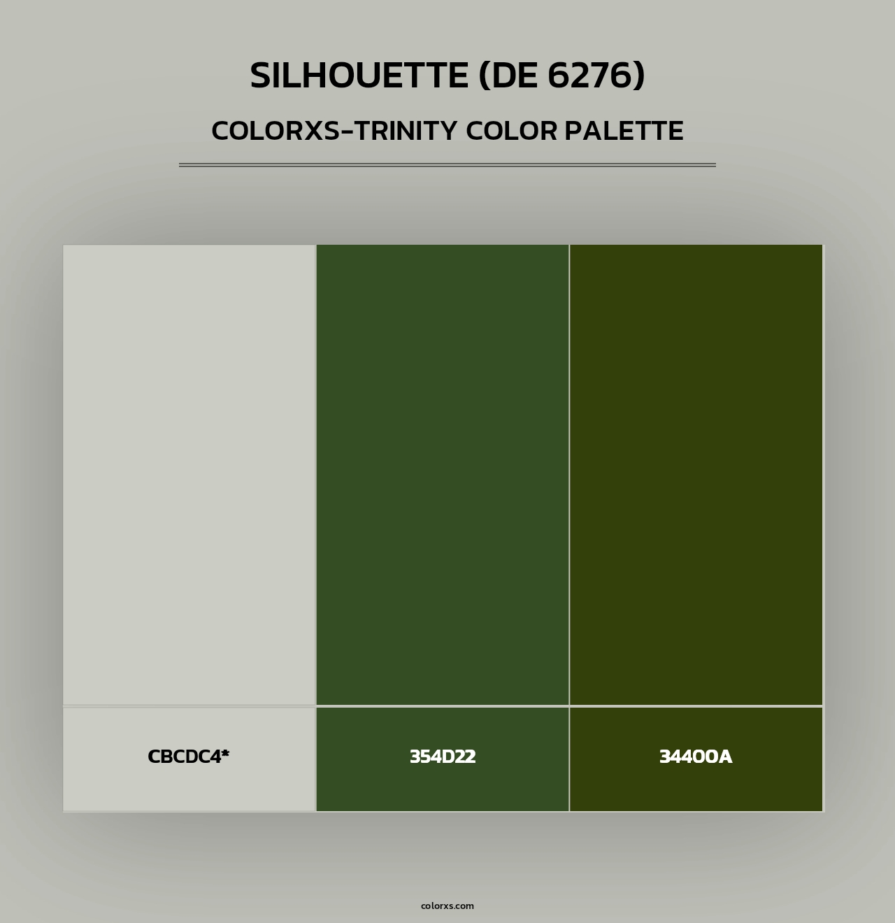 Silhouette (DE 6276) - Colorxs Trinity Palette