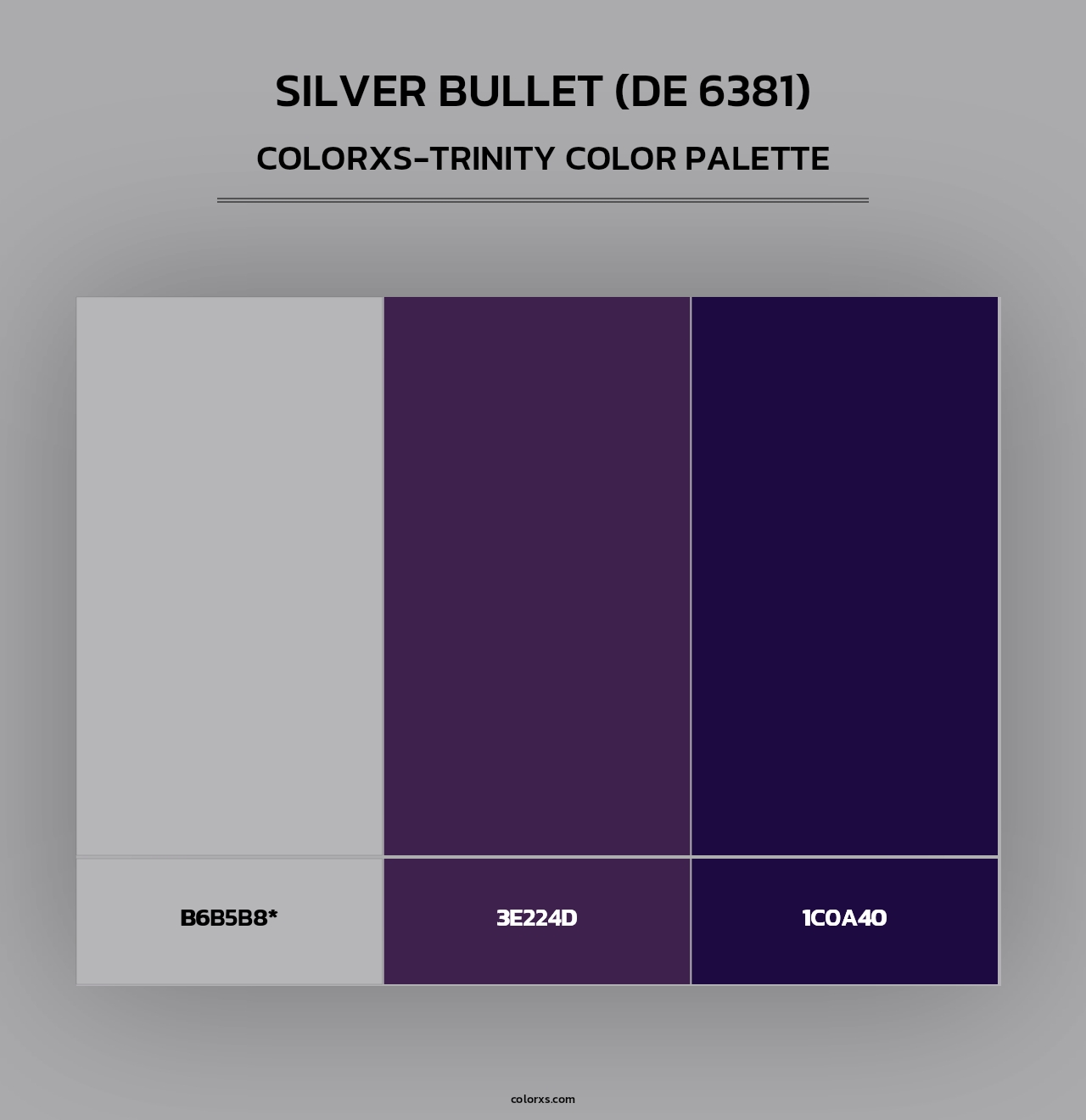 Silver Bullet (DE 6381) - Colorxs Trinity Palette