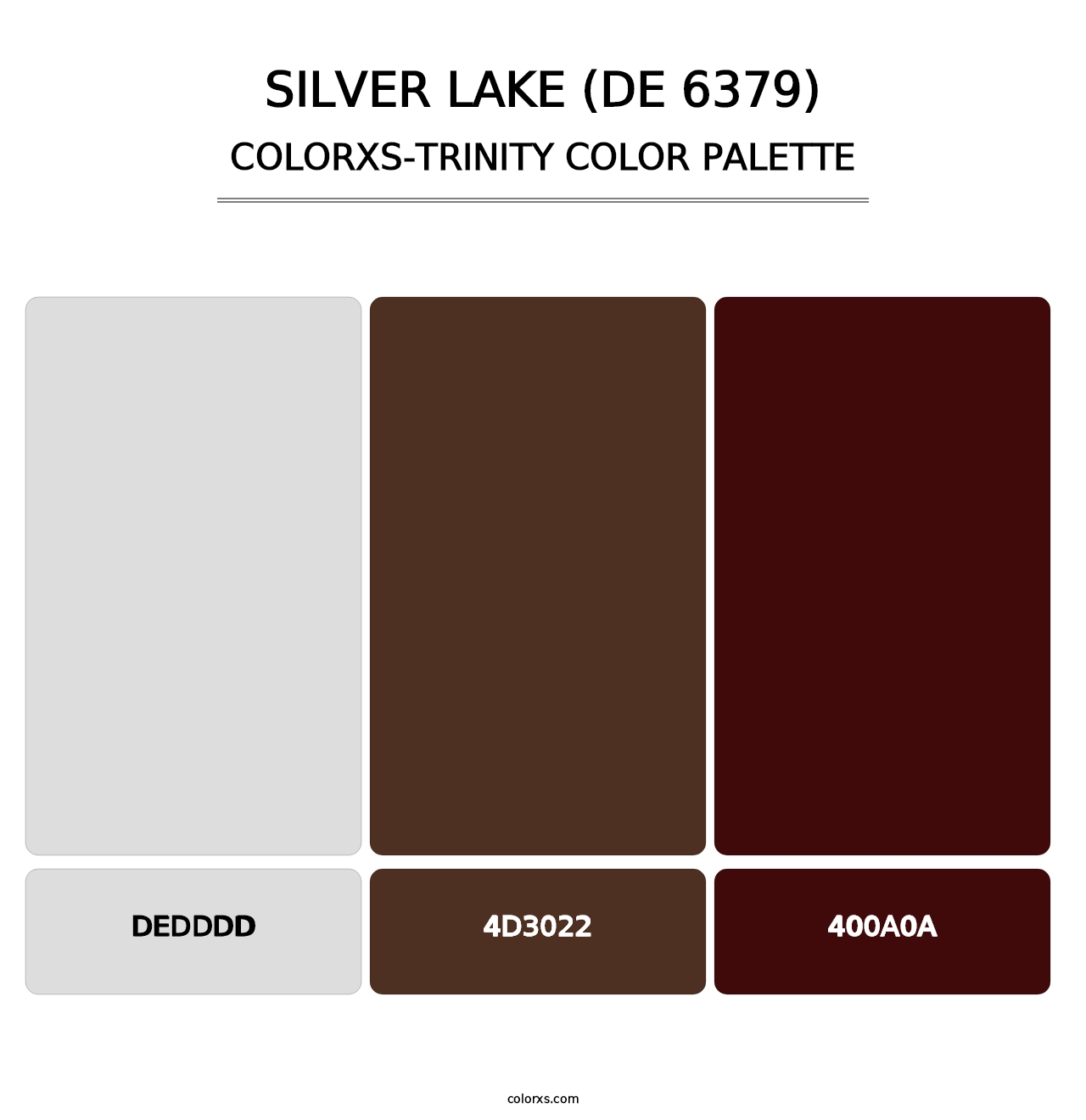 Silver Lake (DE 6379) - Colorxs Trinity Palette