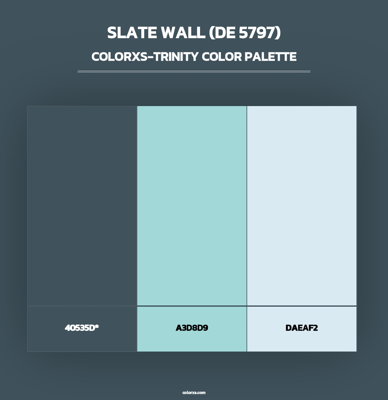 Slate Wall (DE 5797) - Colorxs Trinity Palette