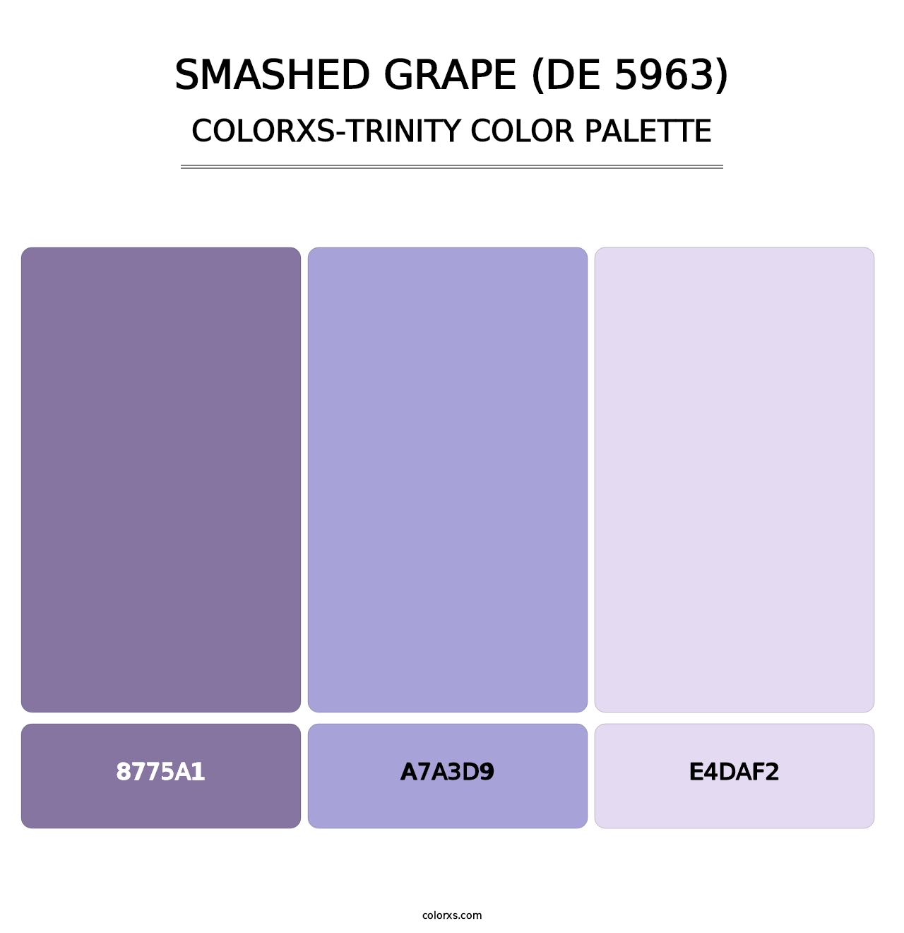 Smashed Grape (DE 5963) - Colorxs Trinity Palette
