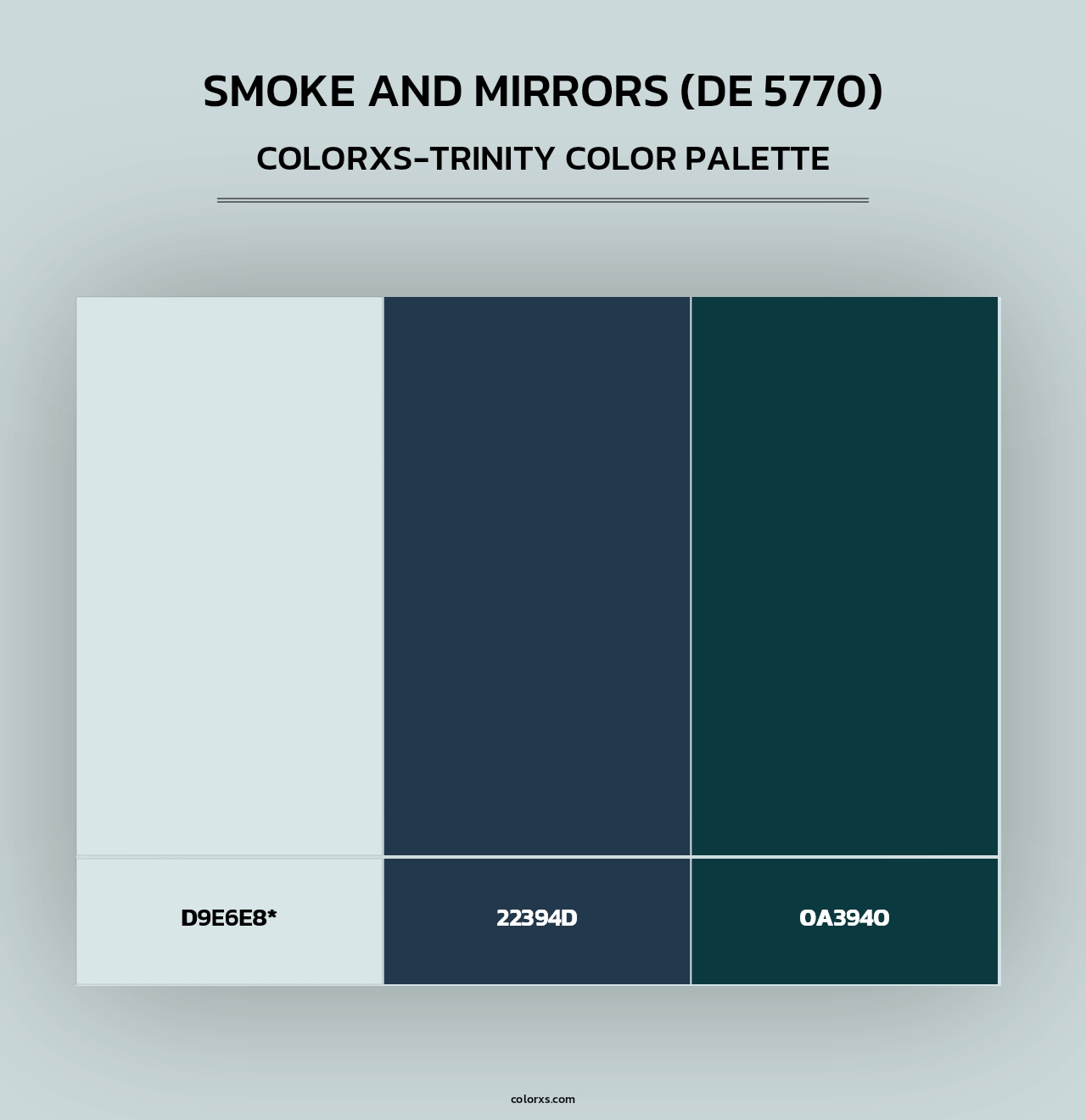Smoke and Mirrors (DE 5770) - Colorxs Trinity Palette