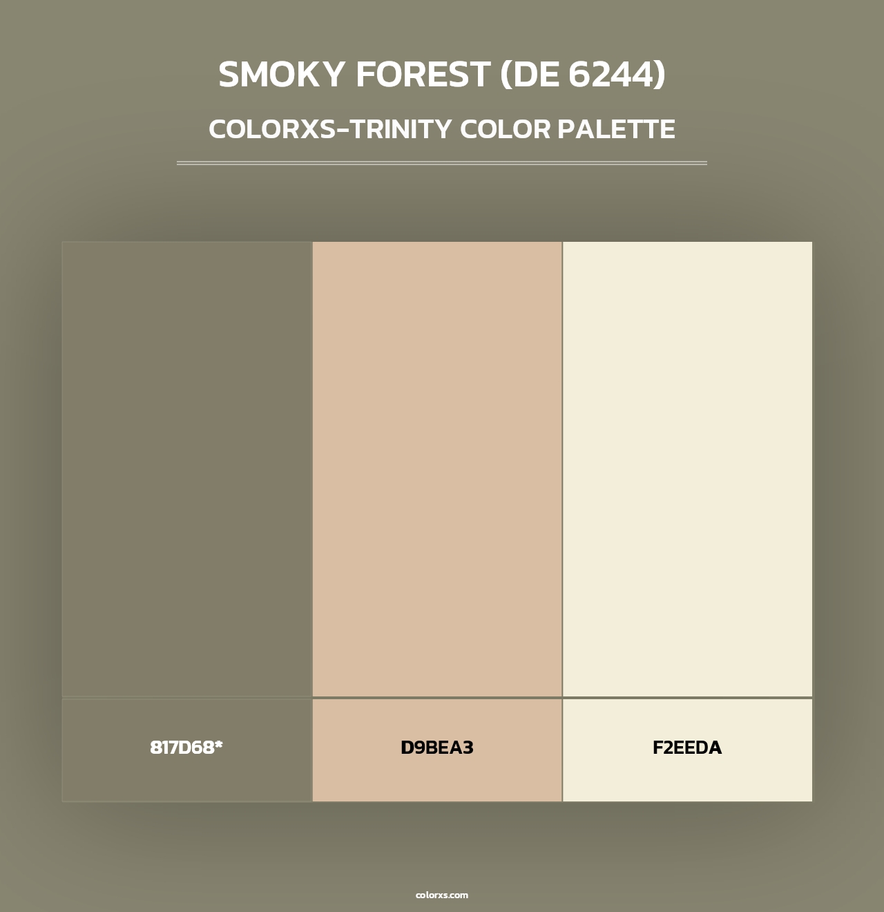 Smoky Forest (DE 6244) - Colorxs Trinity Palette