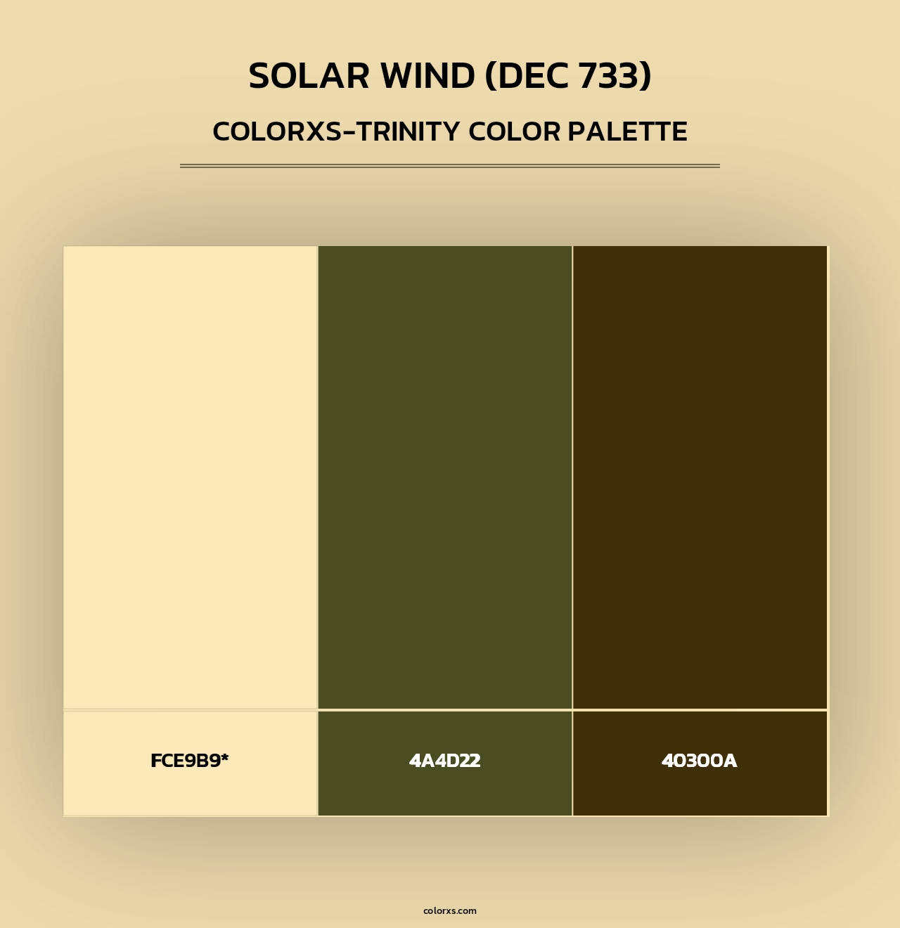 Solar Wind (DEC 733) - Colorxs Trinity Palette