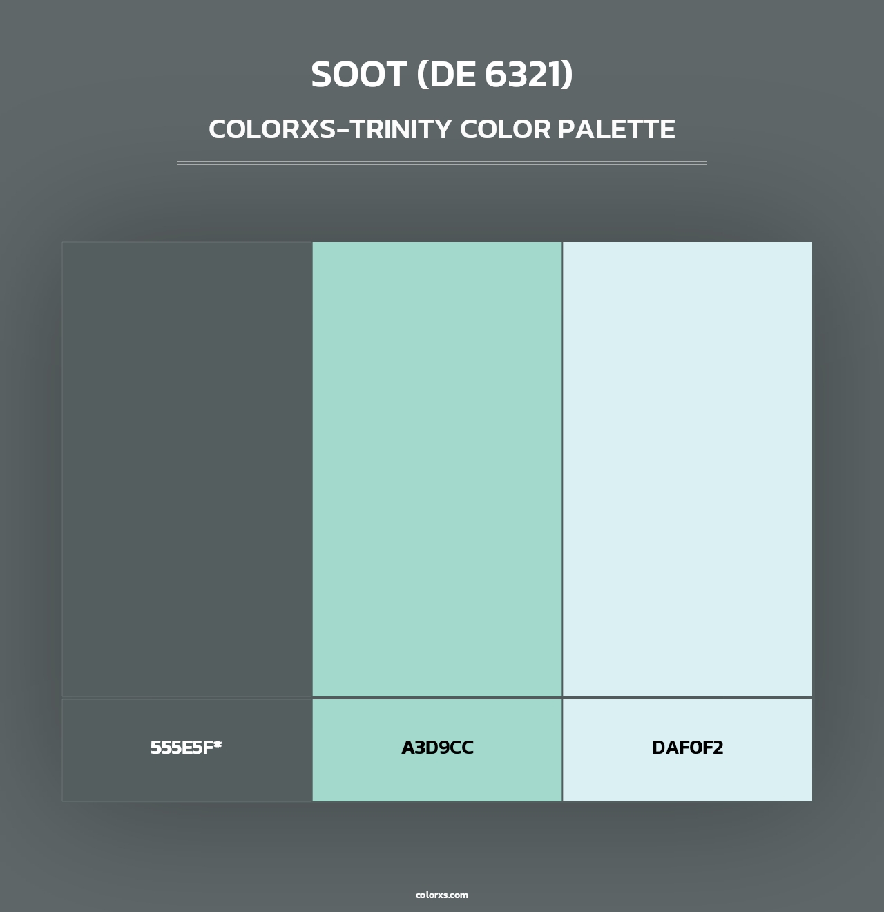 Soot (DE 6321) - Colorxs Trinity Palette