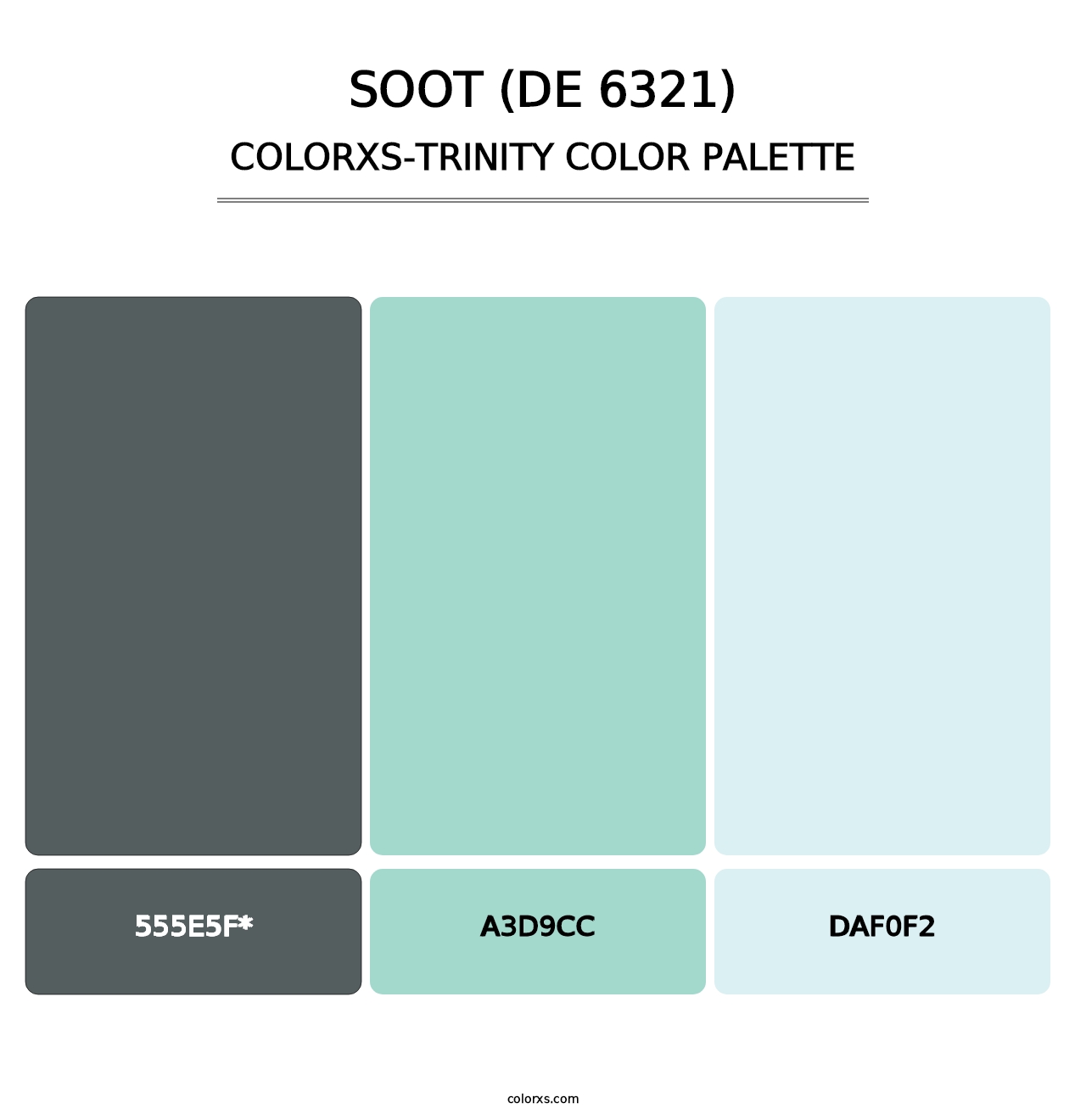 Soot (DE 6321) - Colorxs Trinity Palette