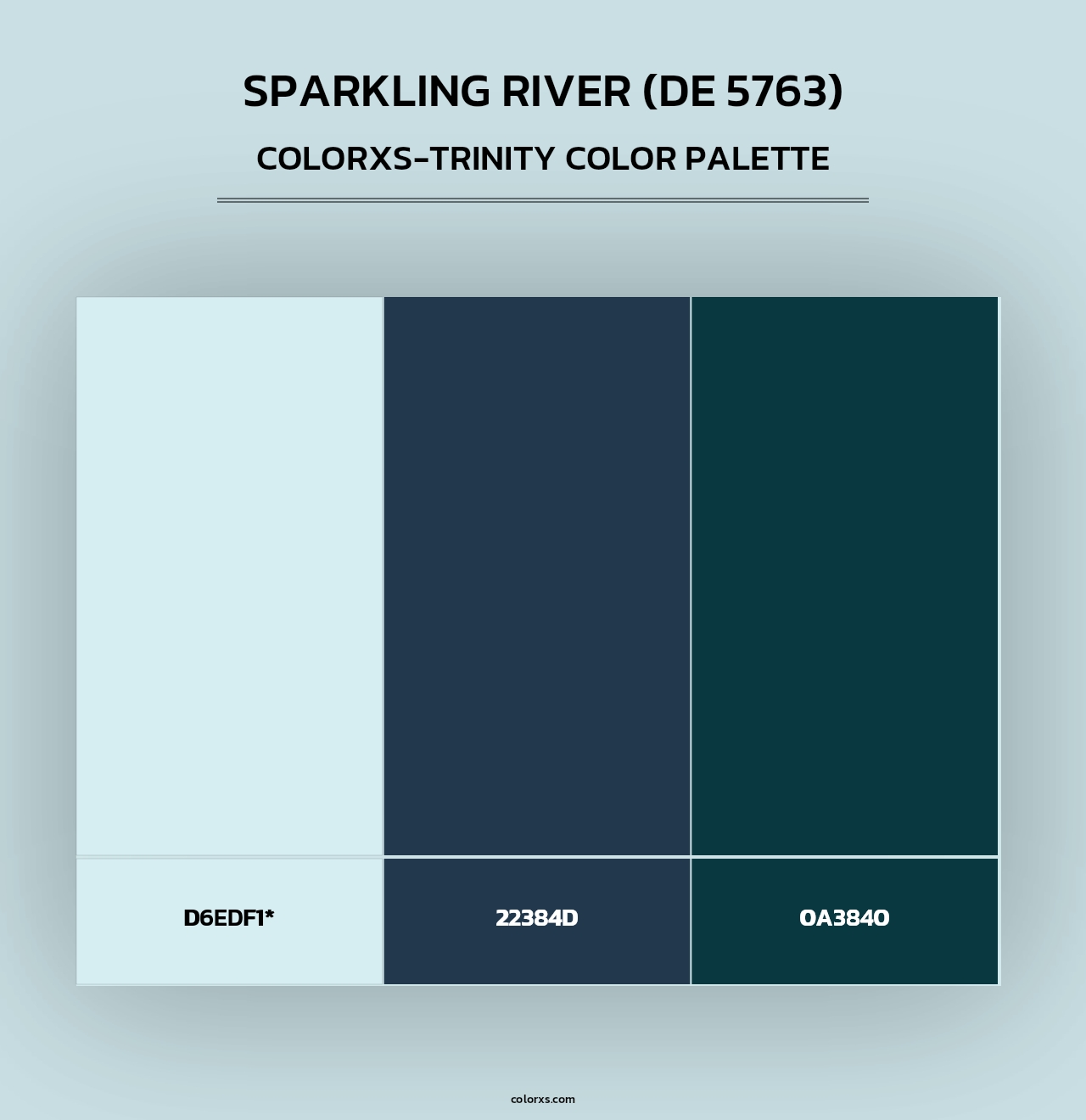 Sparkling River (DE 5763) - Colorxs Trinity Palette