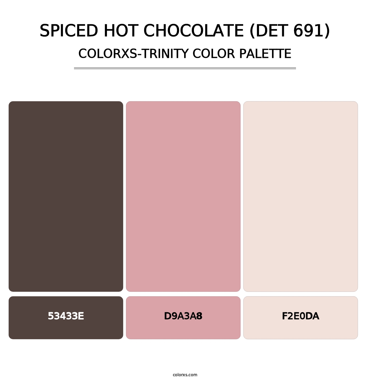 Spiced Hot Chocolate (DET 691) - Colorxs Trinity Palette
