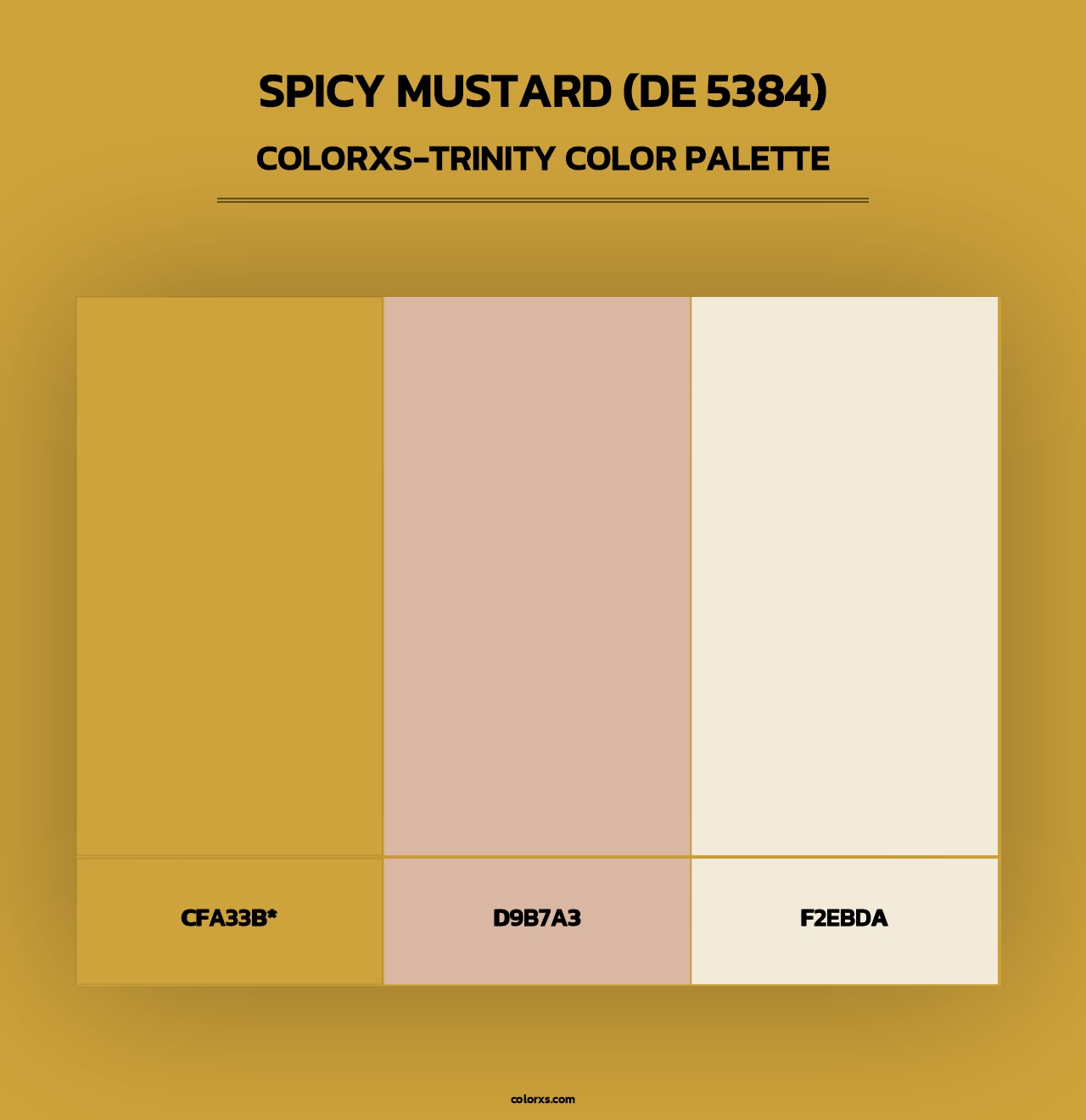 Spicy Mustard (DE 5384) - Colorxs Trinity Palette