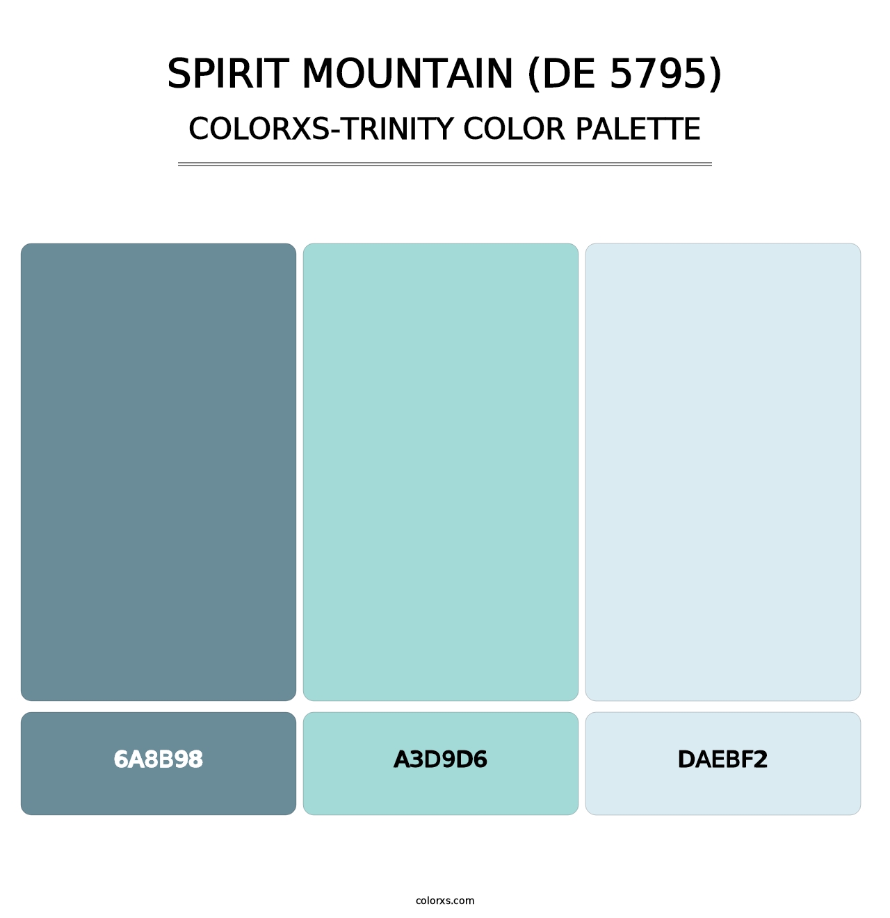 Spirit Mountain (DE 5795) - Colorxs Trinity Palette