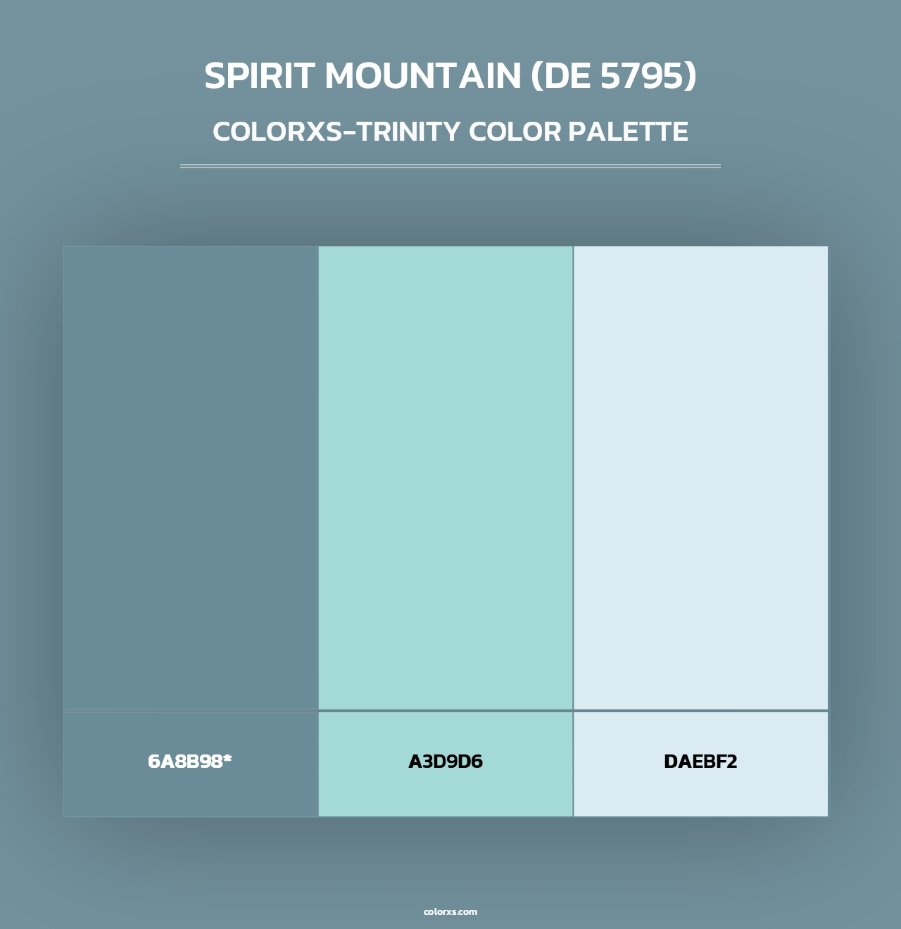 Spirit Mountain (DE 5795) - Colorxs Trinity Palette
