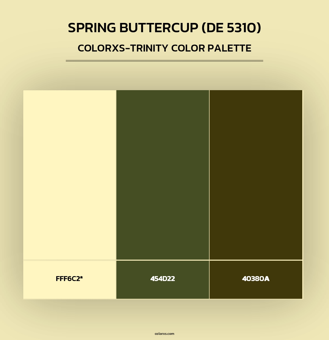 Spring Buttercup (DE 5310) - Colorxs Trinity Palette