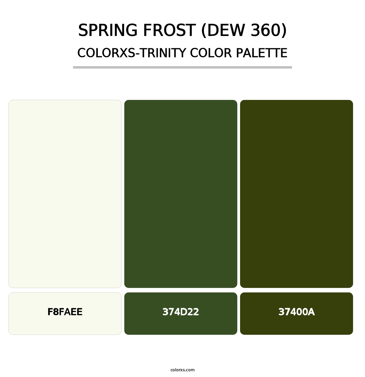 Spring Frost (DEW 360) - Colorxs Trinity Palette
