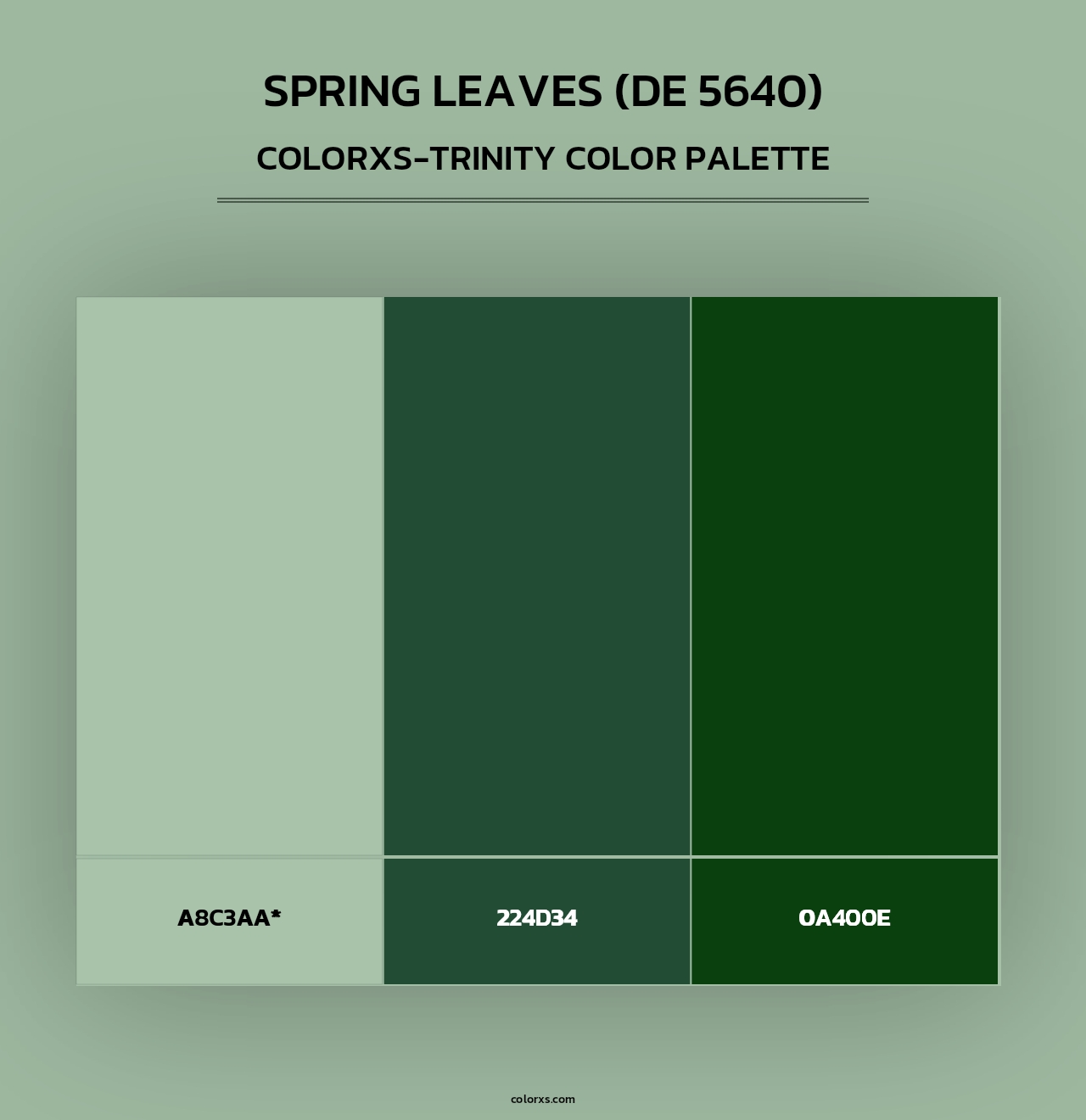 Spring Leaves (DE 5640) - Colorxs Trinity Palette