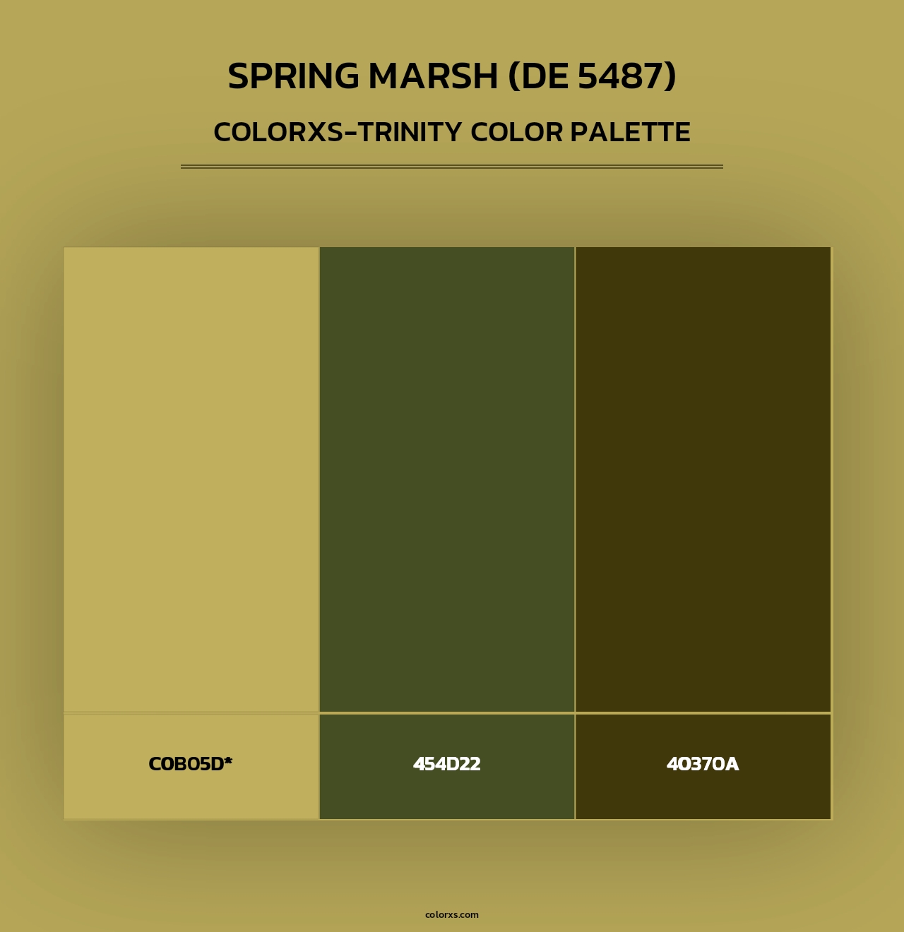 Spring Marsh (DE 5487) - Colorxs Trinity Palette