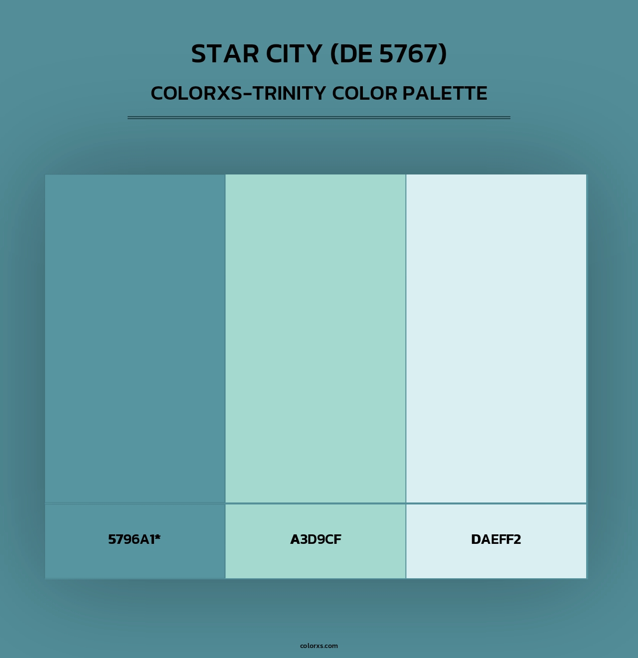Star City (DE 5767) - Colorxs Trinity Palette