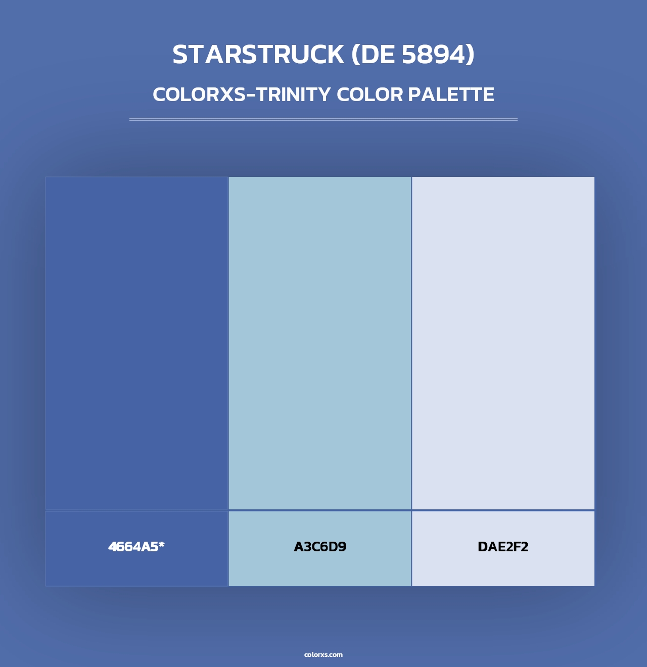 Starstruck (DE 5894) - Colorxs Trinity Palette