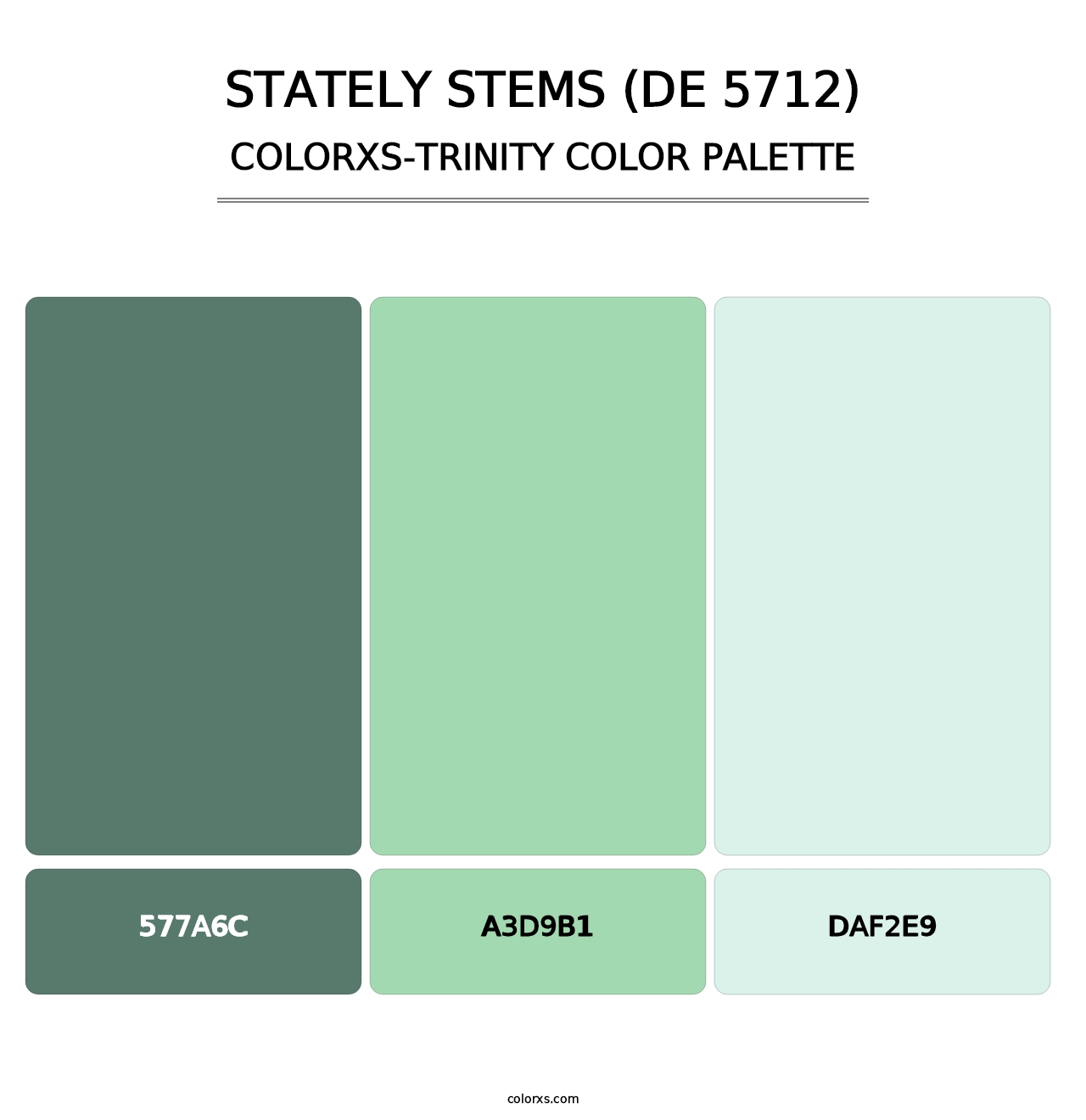 Stately Stems (DE 5712) - Colorxs Trinity Palette