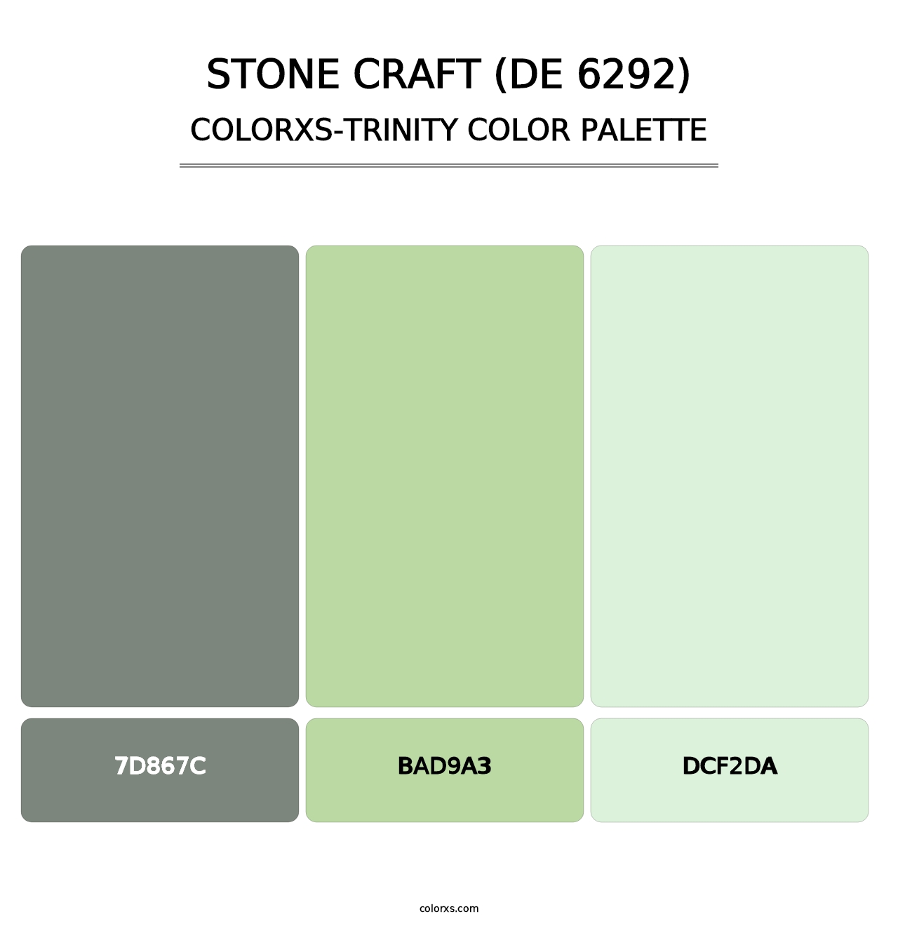 Stone Craft (DE 6292) - Colorxs Trinity Palette