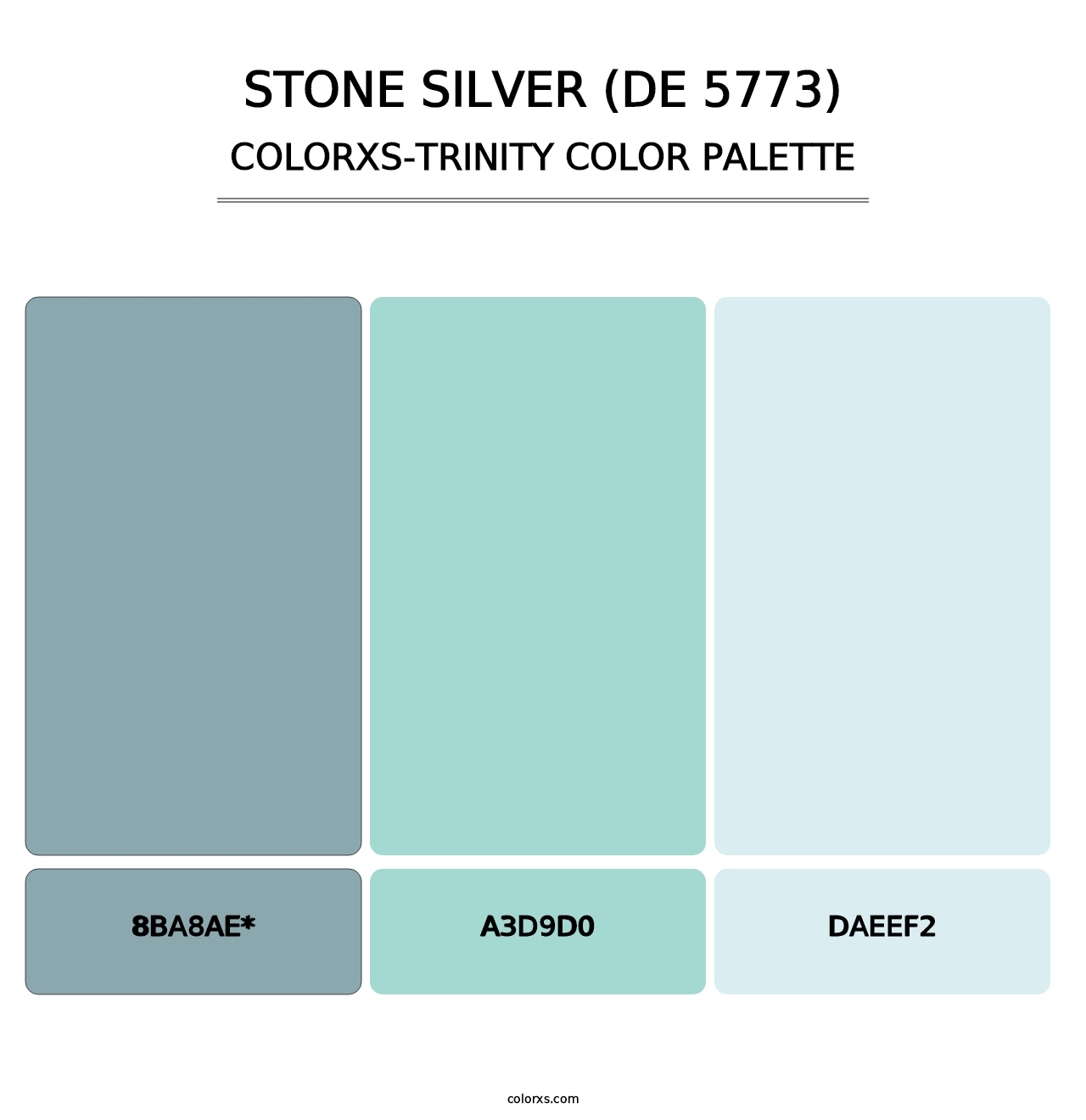 Stone Silver (DE 5773) - Colorxs Trinity Palette