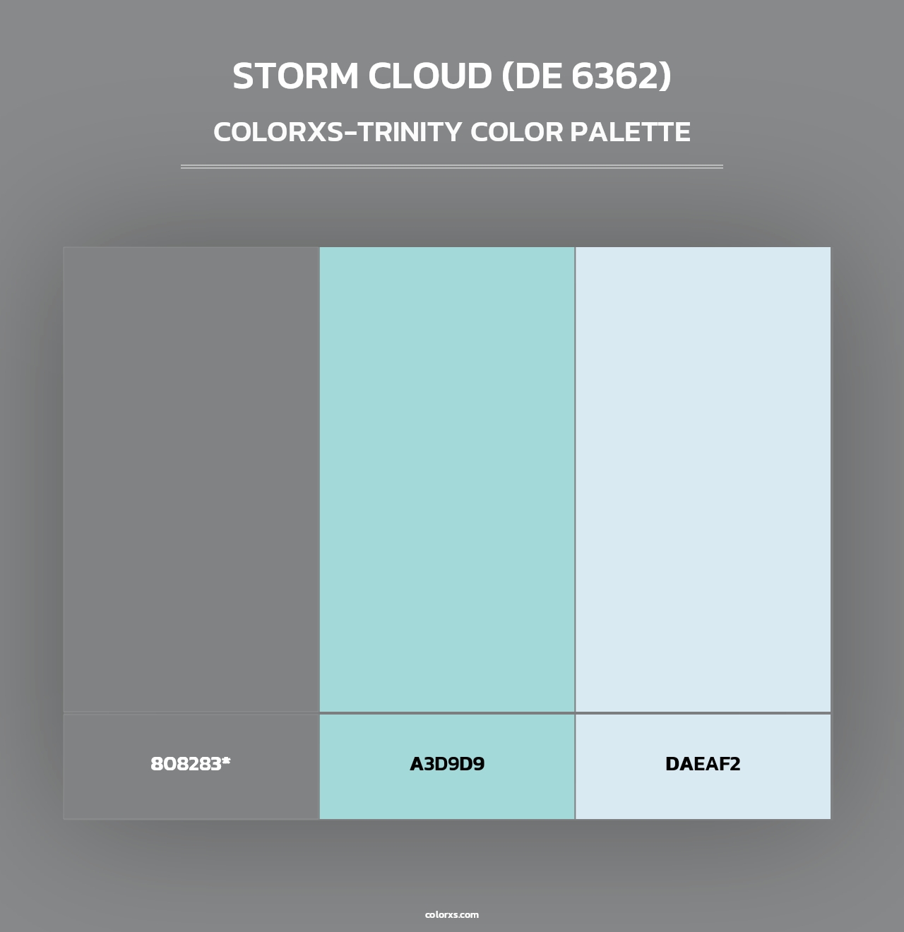 Storm Cloud (DE 6362) - Colorxs Trinity Palette