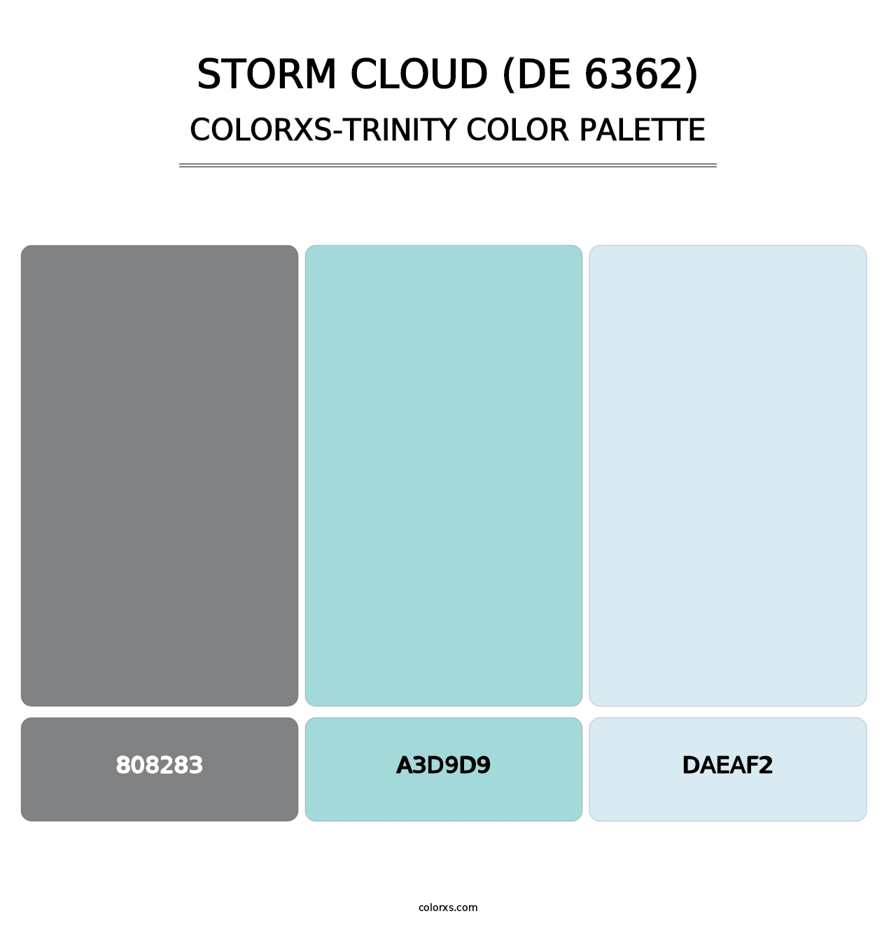 Storm Cloud (DE 6362) - Colorxs Trinity Palette