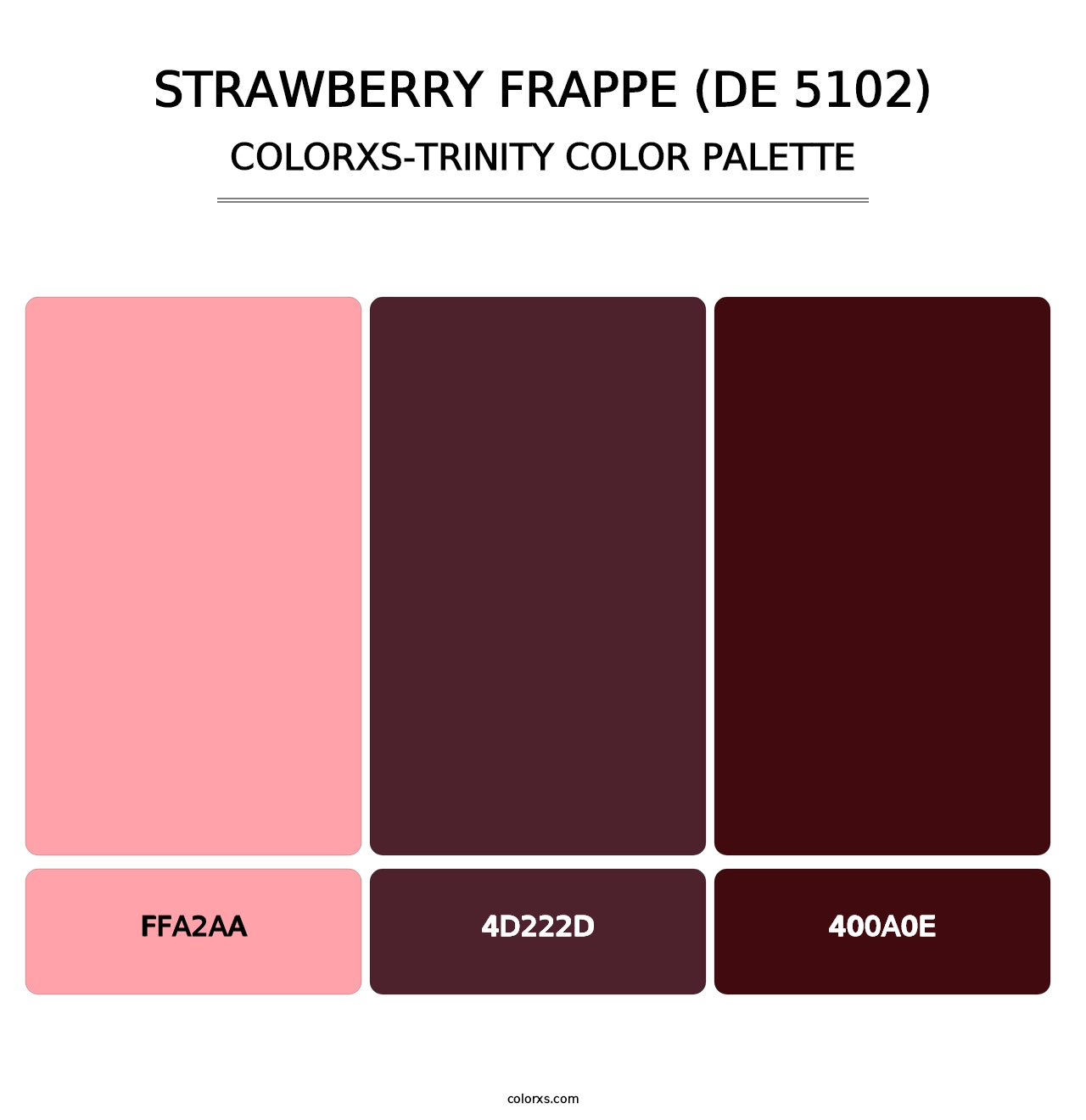 Strawberry Frappe (DE 5102) - Colorxs Trinity Palette