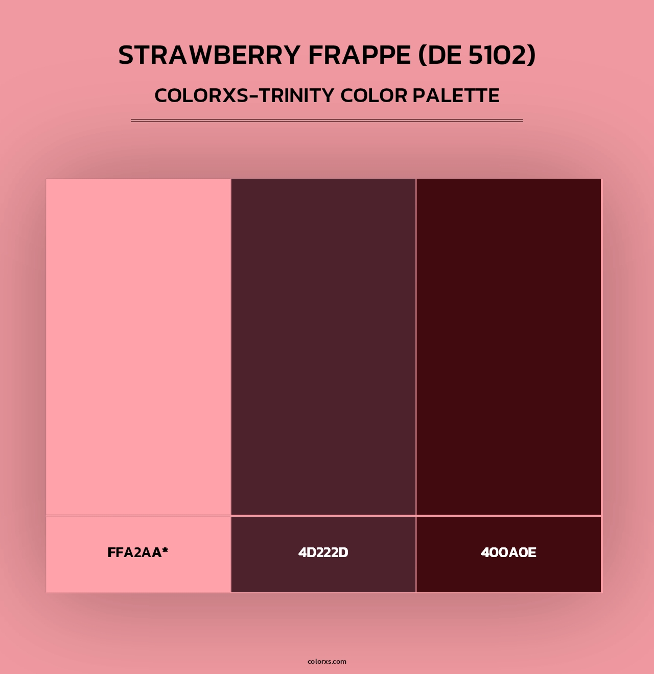 Strawberry Frappe (DE 5102) - Colorxs Trinity Palette